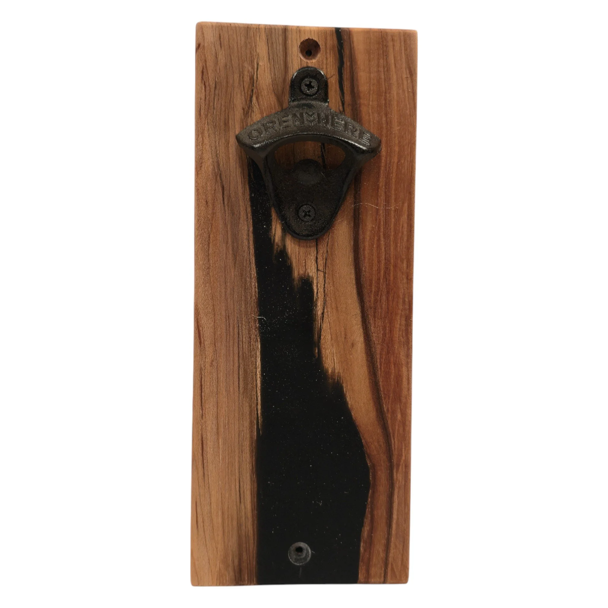 Handcrafted Wall-Mounted Bottle Opener