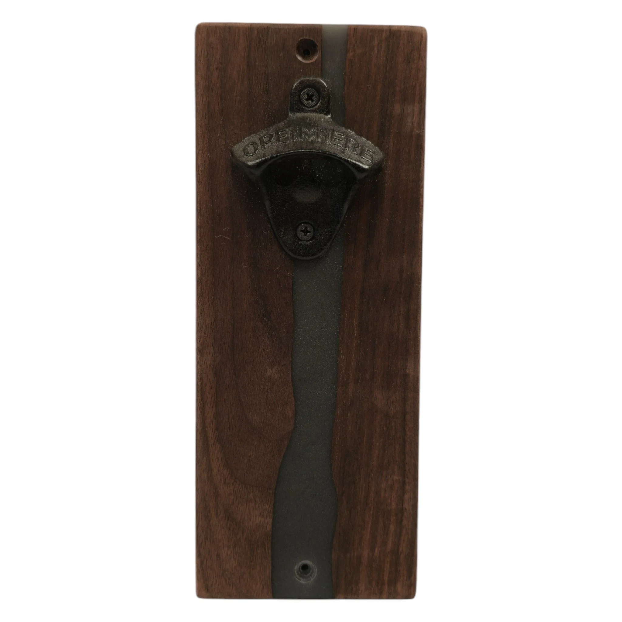 Handcrafted Wall-Mounted Bottle Opener