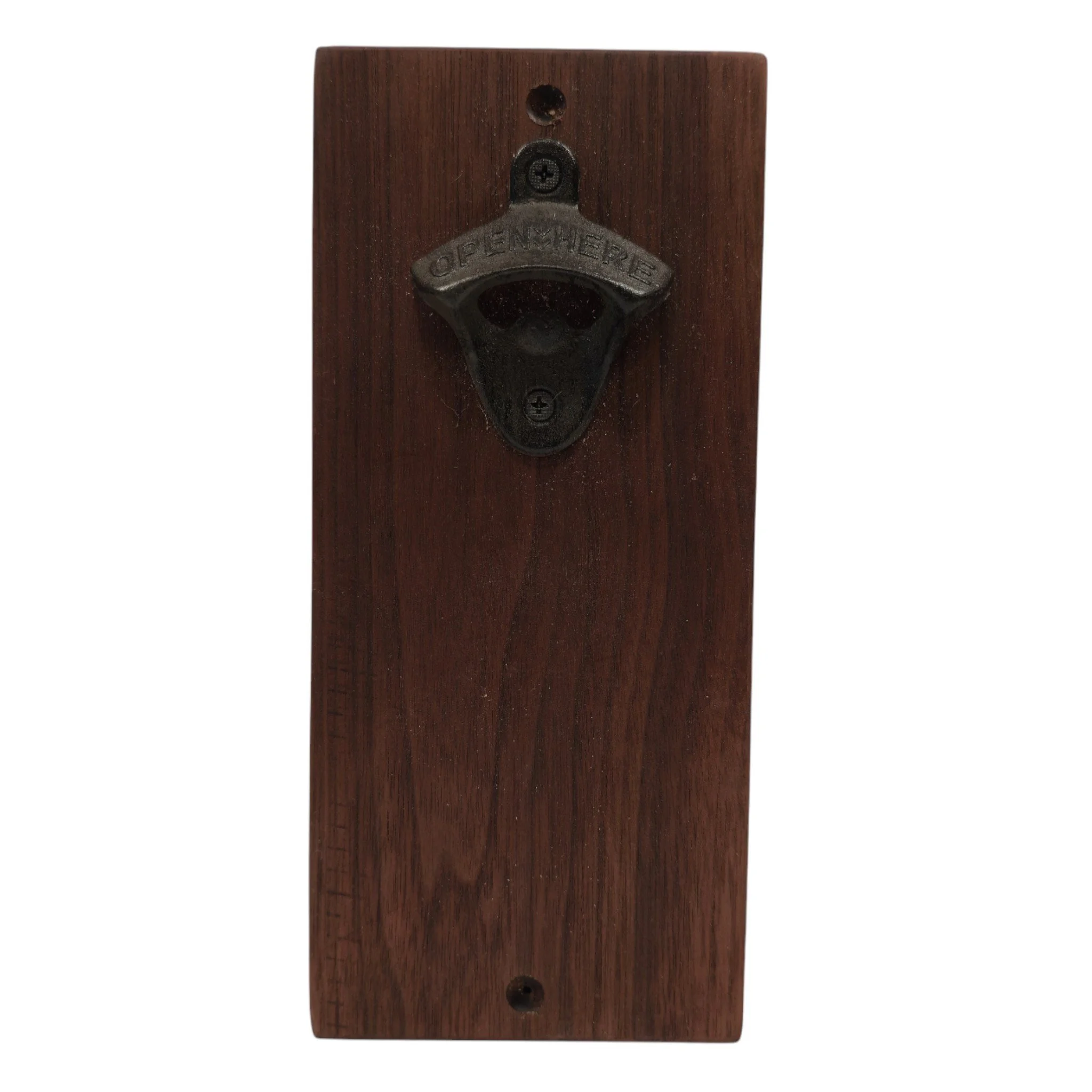 Handcrafted Wall-Mounted Bottle Opener