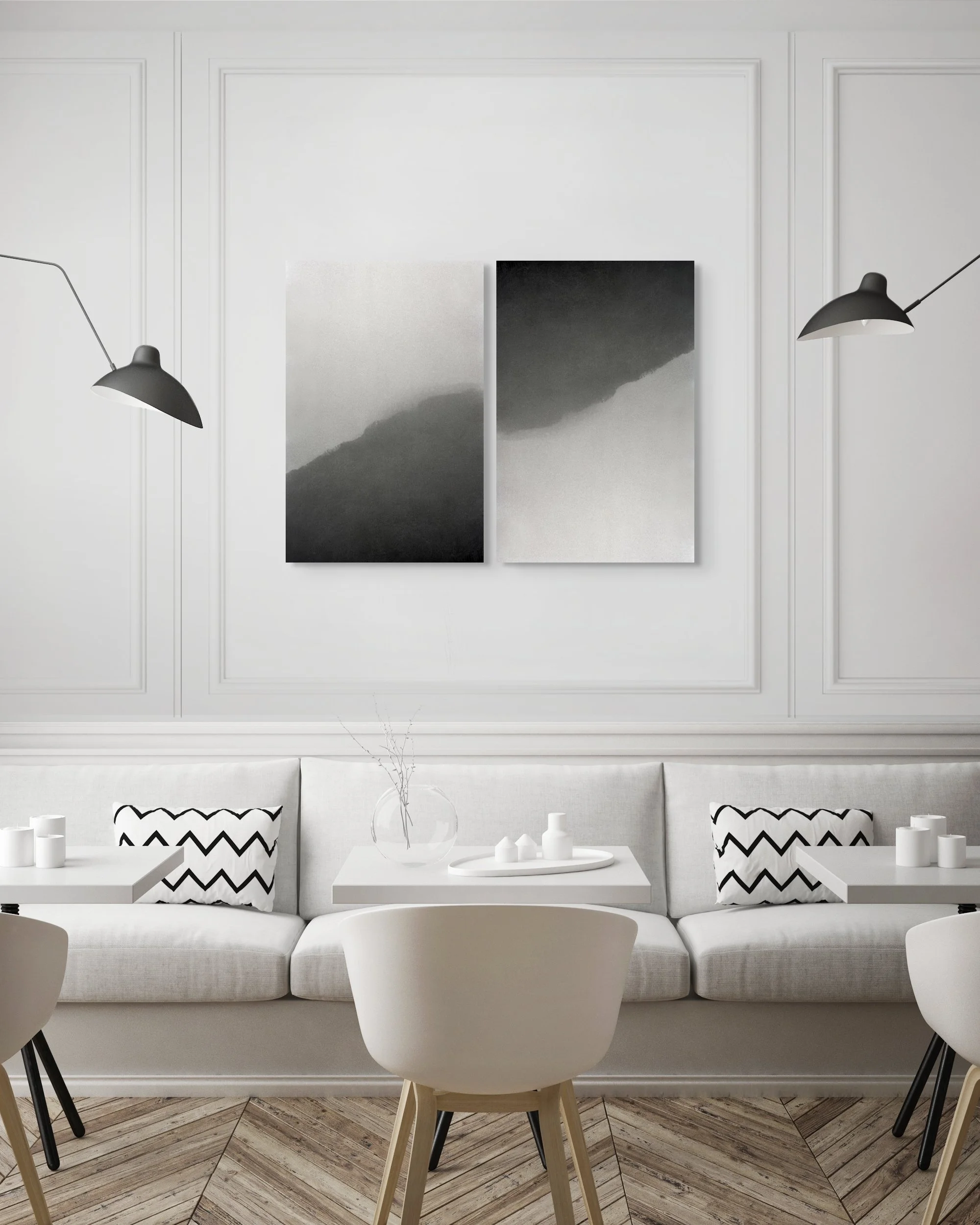 Block Island Fog X 2, 2004