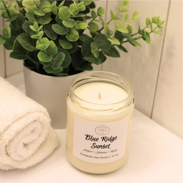 Blue Ridge Sunset Candle