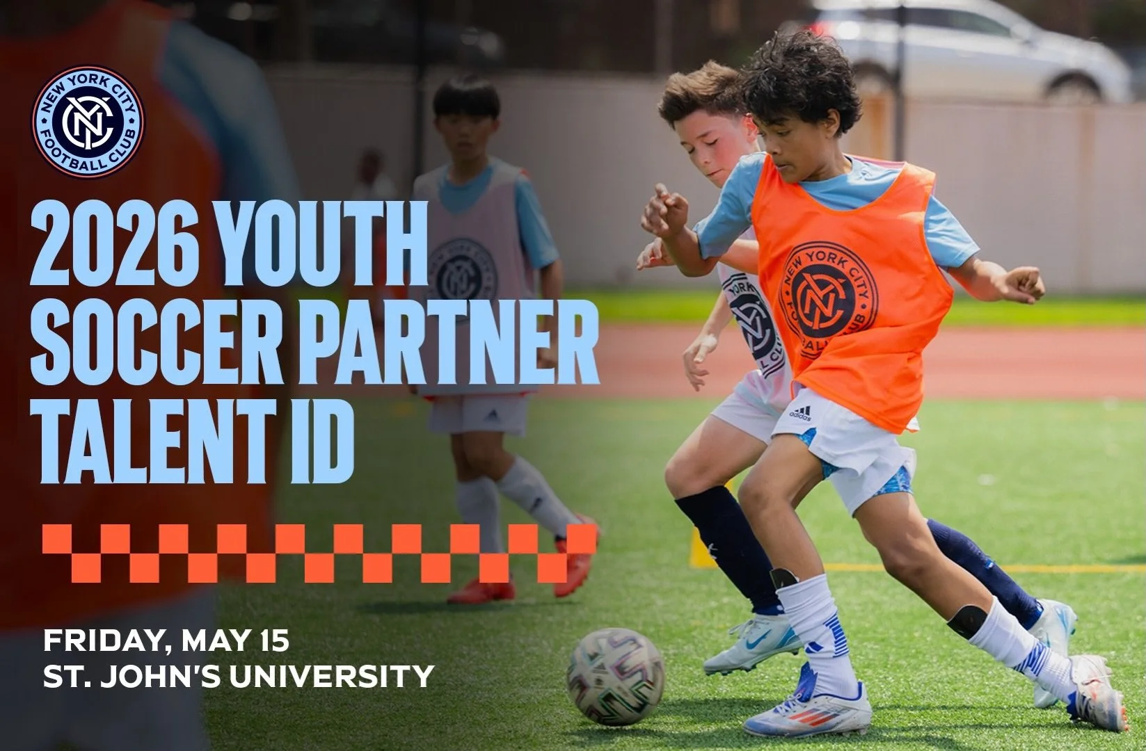 Proud to have two Vybz Football players attending tomorrow&rsquo;s NYCFC Youth Soccer Partner Talent ID at St. John&rsquo;s University through our ongoing partnership opportunities 🤝

Moments like this are earned through consistency, commitment and 