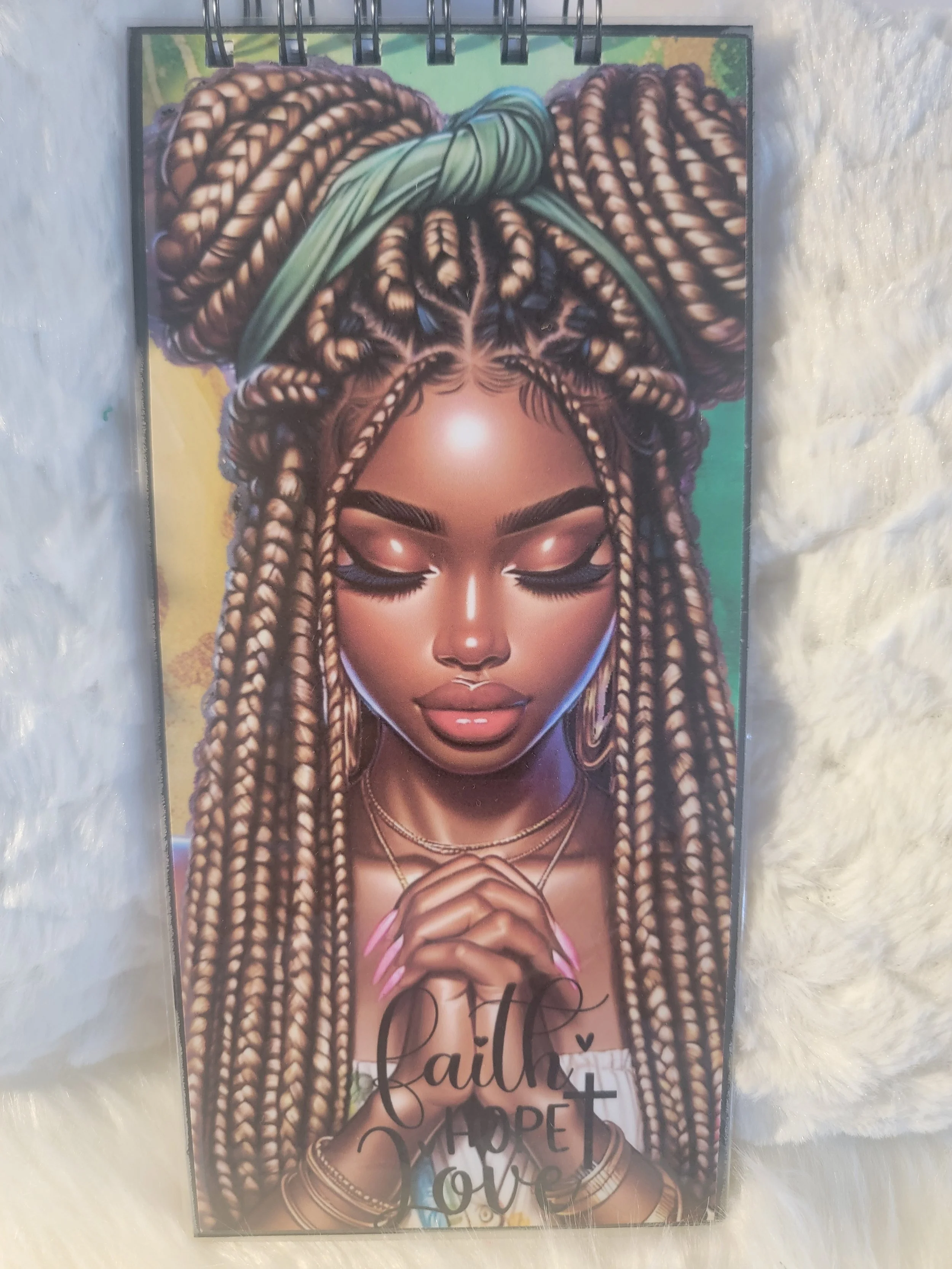 Notepad "Faith, Hope, Love"