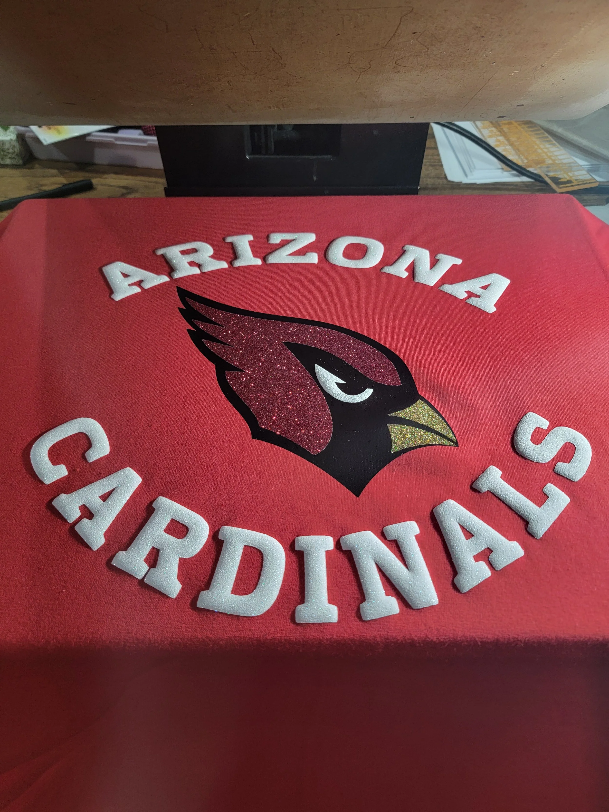 "Arizona Cardinals "Puff Vinyl