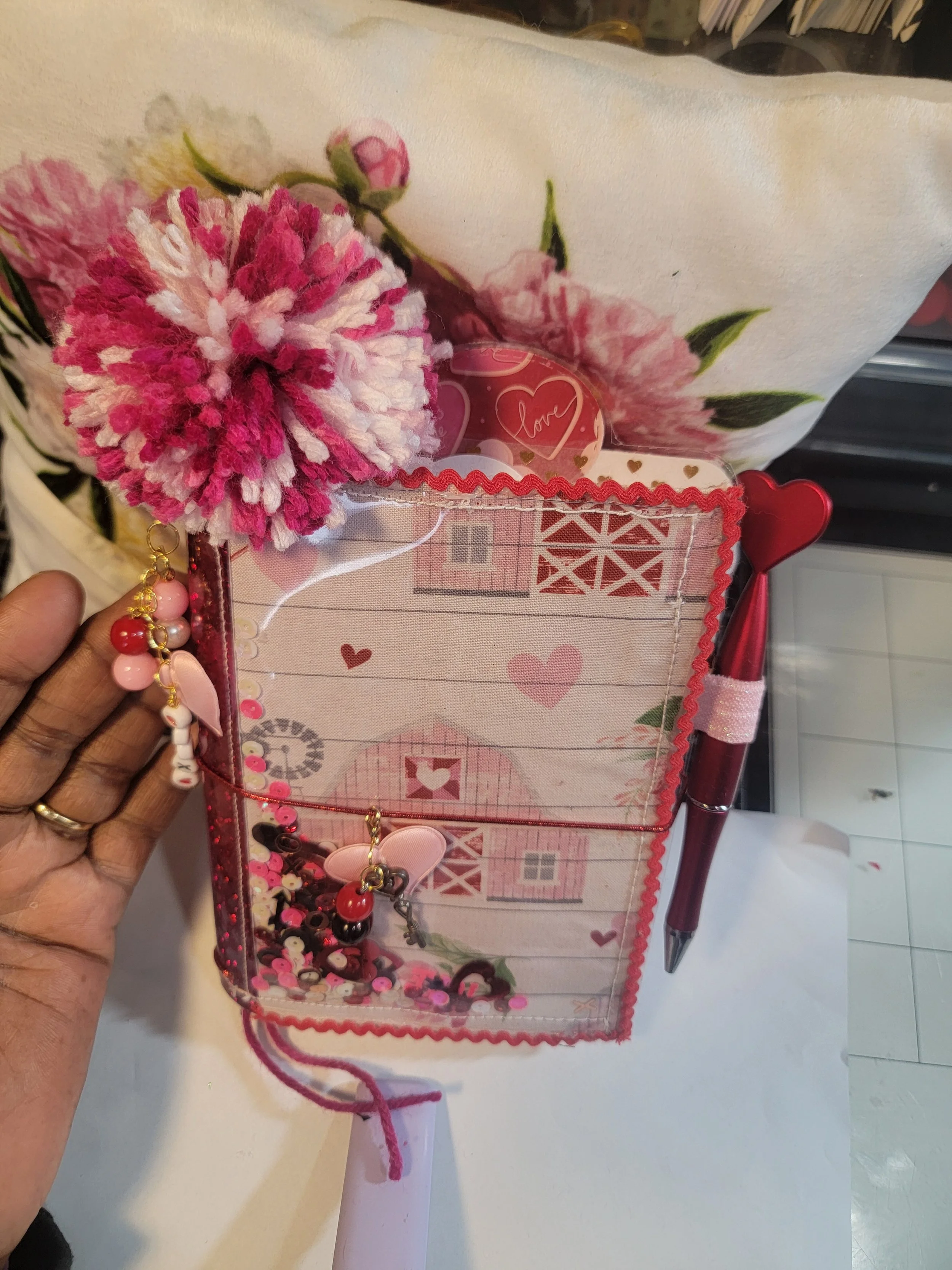 Personalize Shaker Valentine planner