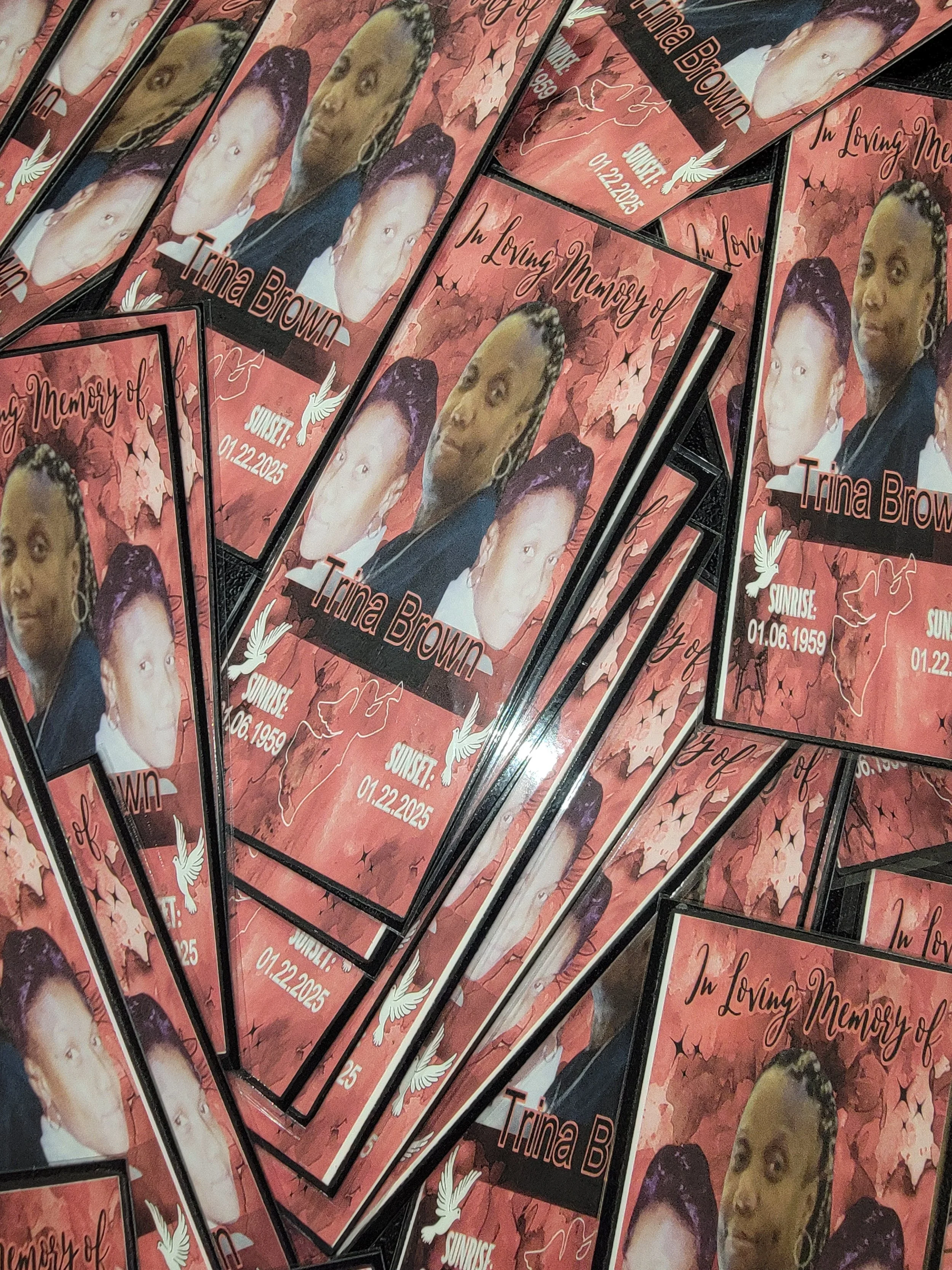 Personalized Memorial Book marker