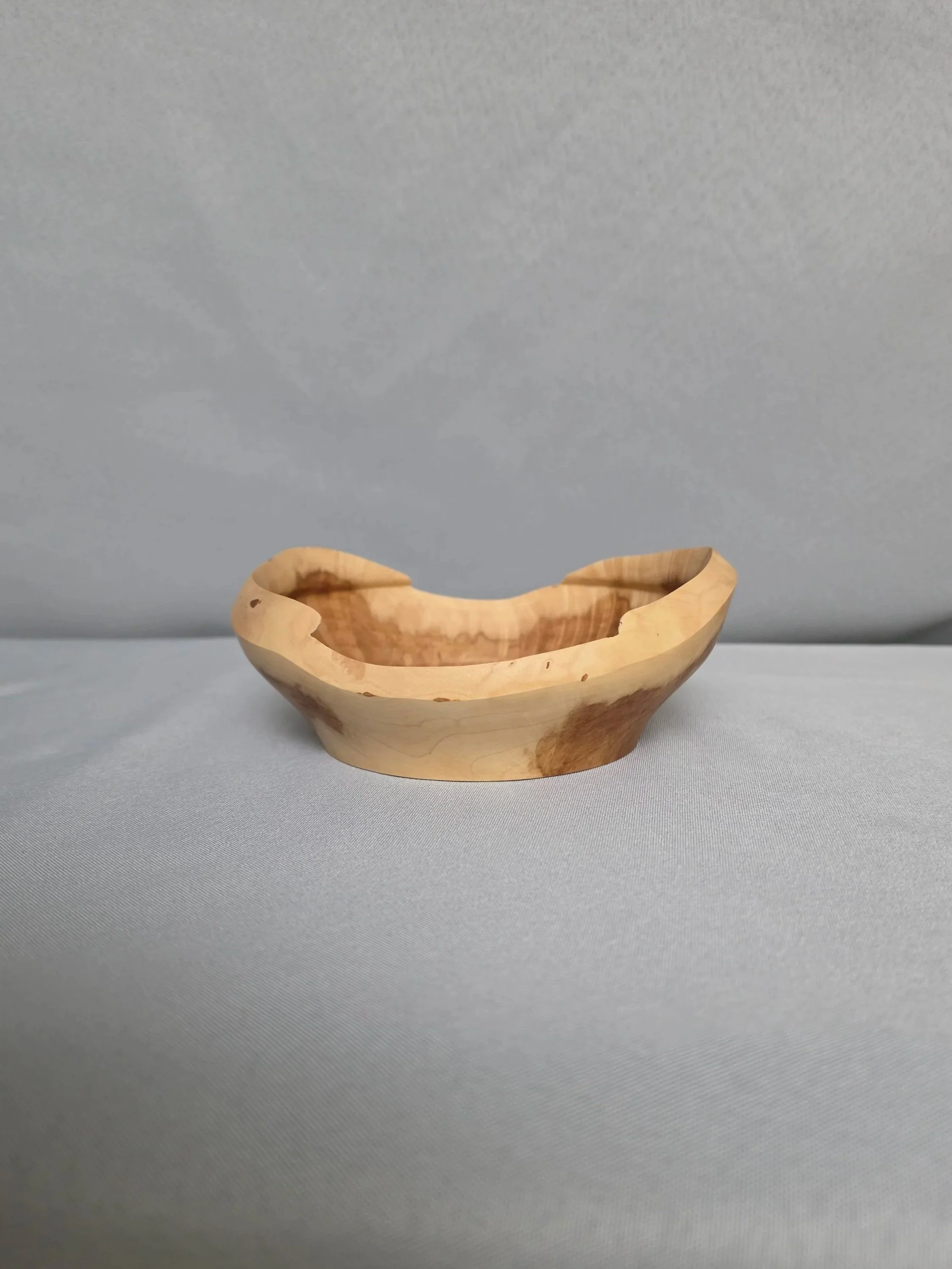 Maple Burl Live-Edge Bowl