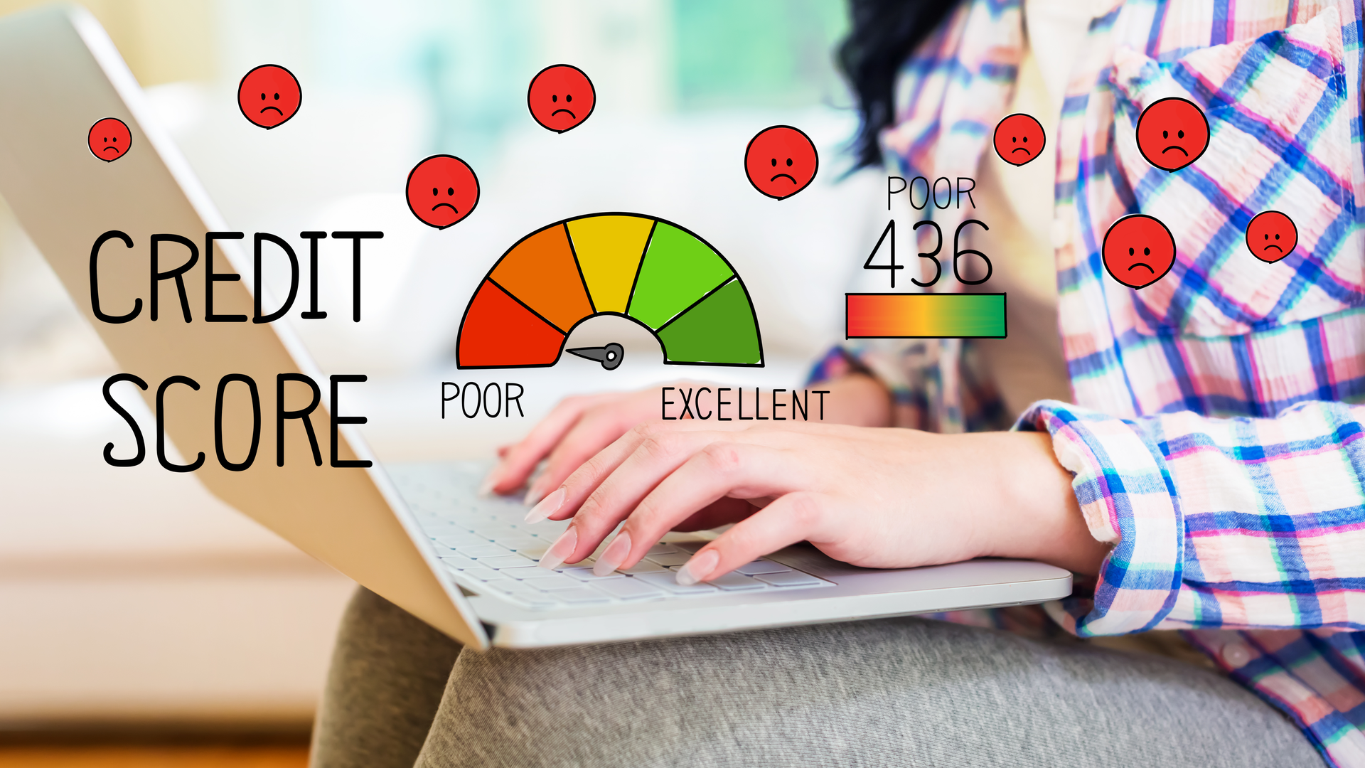 credit score rating poor to excellent