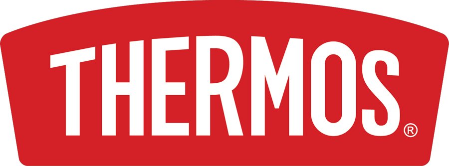 Thermos-Logo in Rot und Weiß