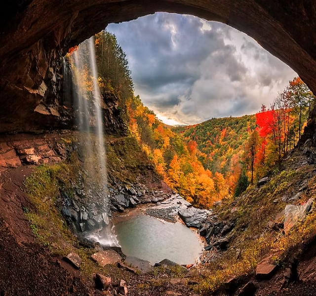 best waterfalls in Upstate NY, Catskills hiking trails, things to do near Hunter Mountain