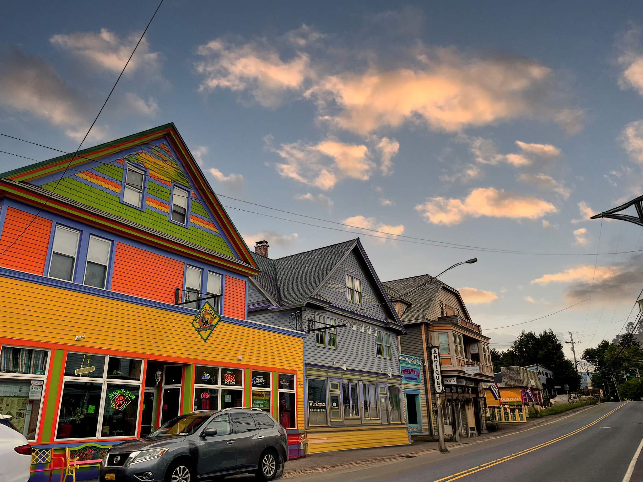 Tannersville Main Street in Upstate New York is a vibrant, walkable village Catskill Mountains. Located just minutes from Hunter Mountainand a short drive from Kaaterskill Falls, Main Street