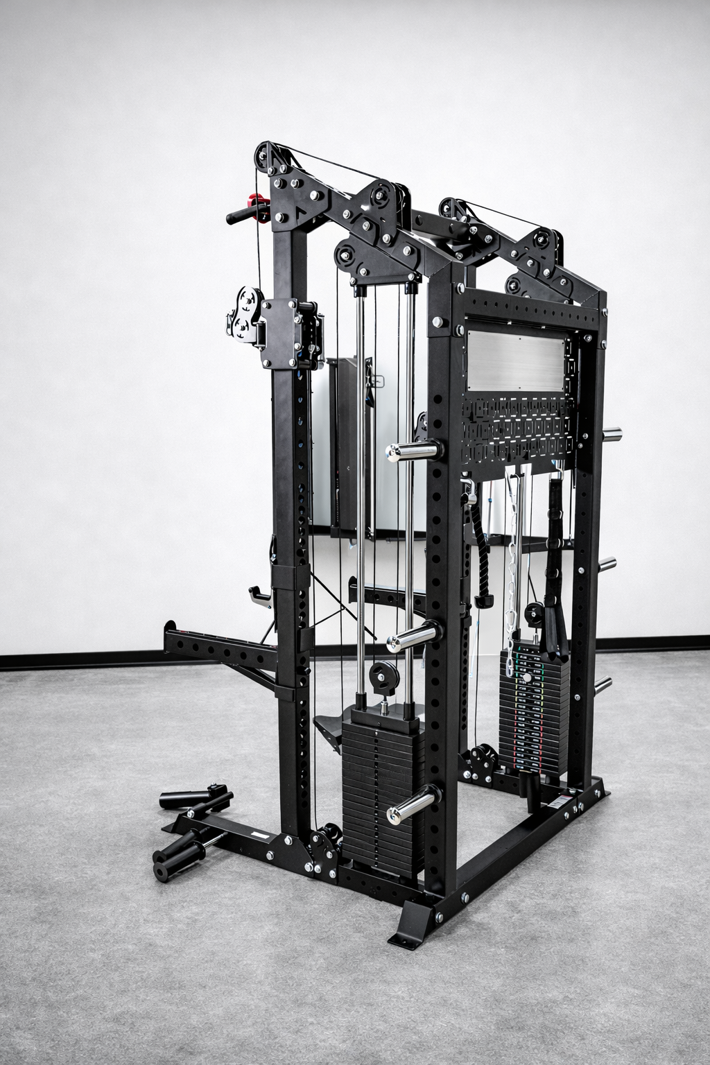 Professional commercial product photography of premium gym and fitness equipment, expertly lit and edited to highlight design, build quality, and brand details. Shot by a commercial photographer specializing in advertising, branding, and high-end fit