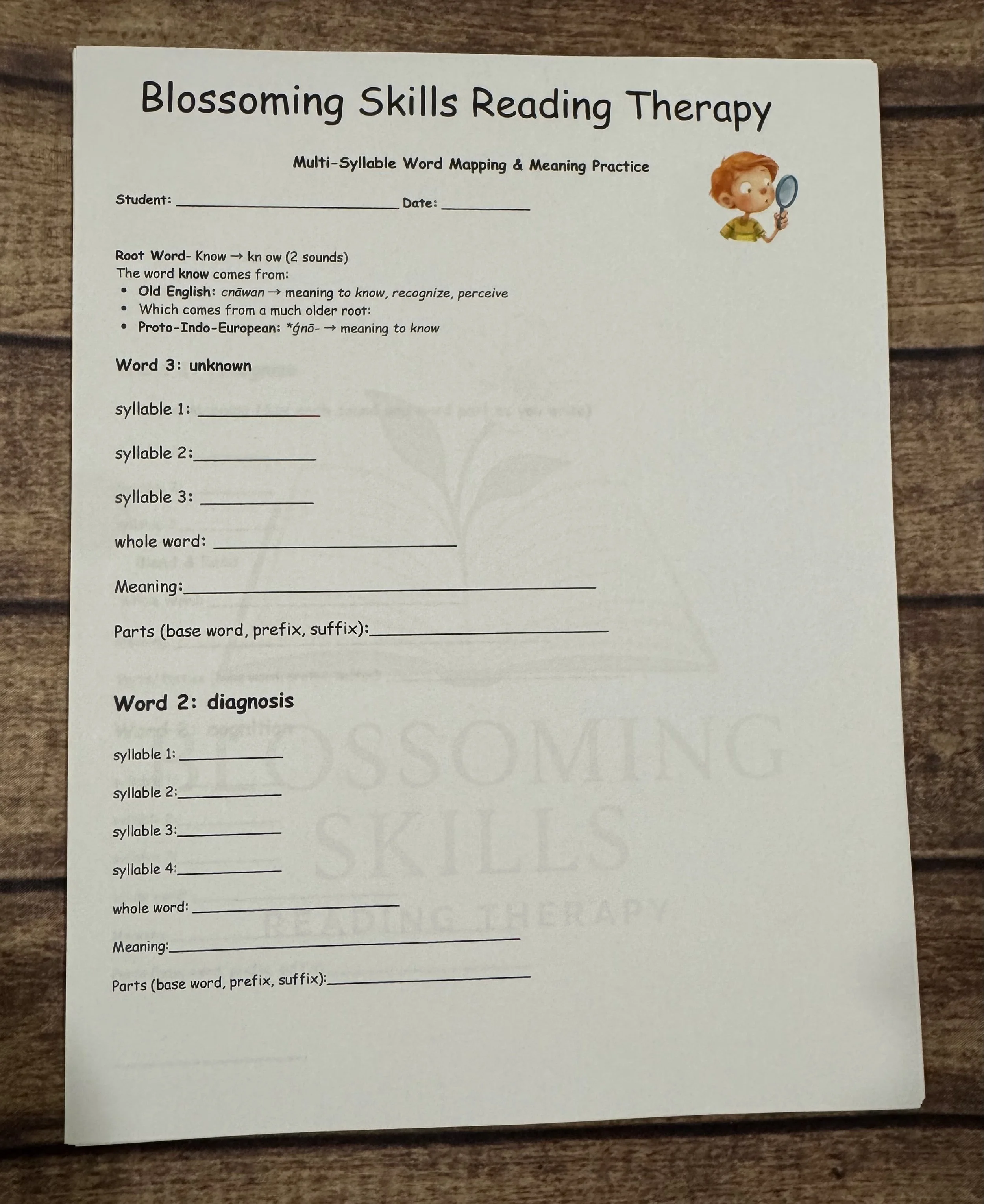 Multisyllabic Word Reading Intervention | Word Mapping & Fluency System for Struggling Readers (Decoding & Automaticity)