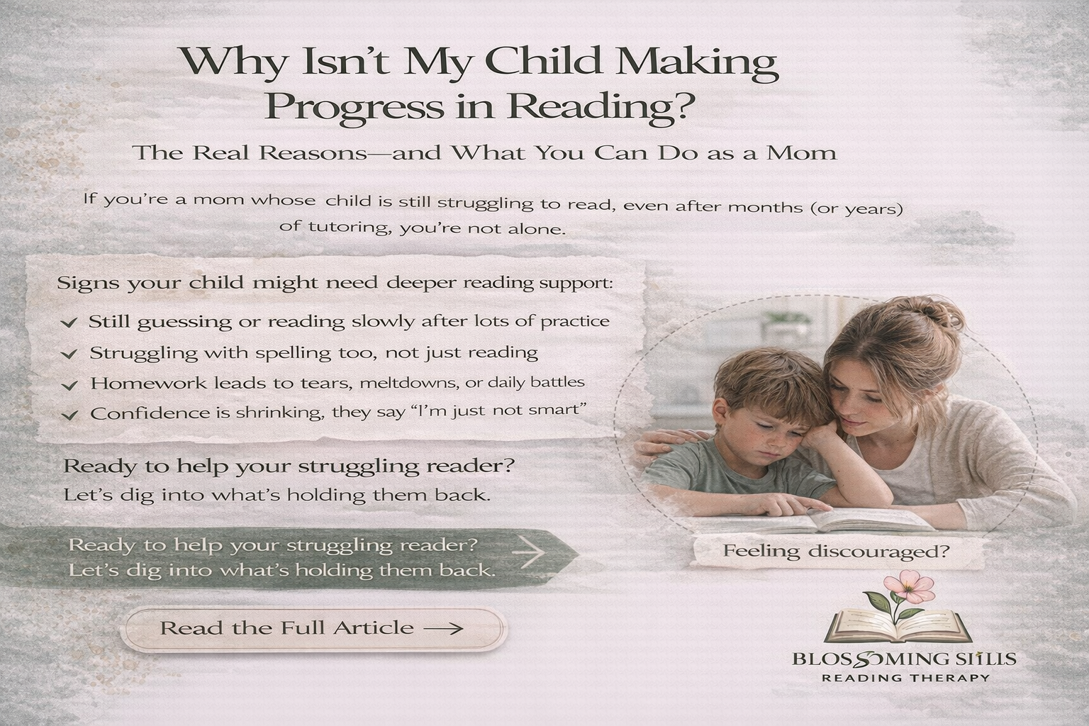 Why Isn’t My Child Making Progress in Reading?