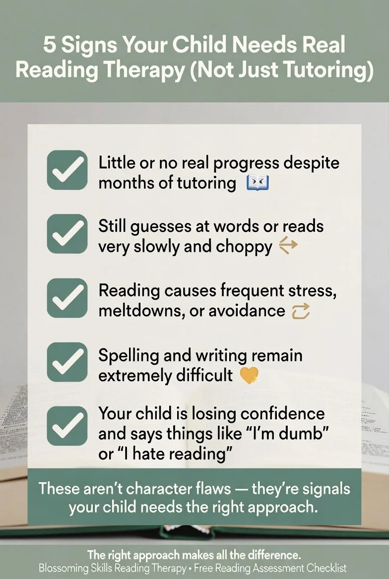 Why My Reading Therapy Program Works When Tutoring and Curriculums Haven’t