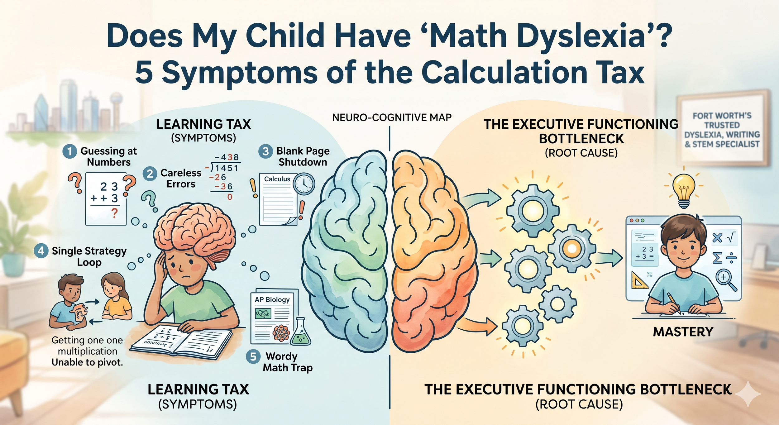 Does My Child Have Dyscalculia? 5 Signs of the Calculation Tax (What Parents Call "Math Dyslexia")