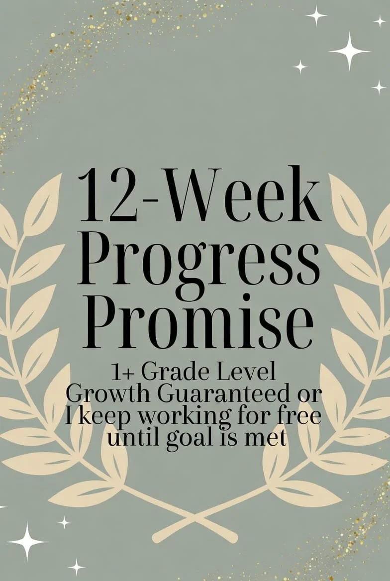 12-Week Progress Promise – 1+ grade level growth guaranteed or continue free