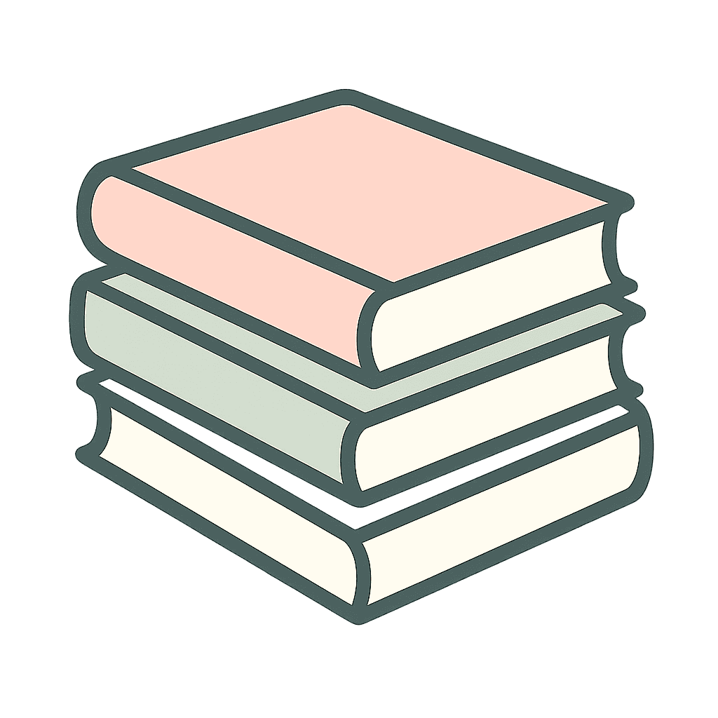 Stack of books representing recommendations for dyslexia books for parents.