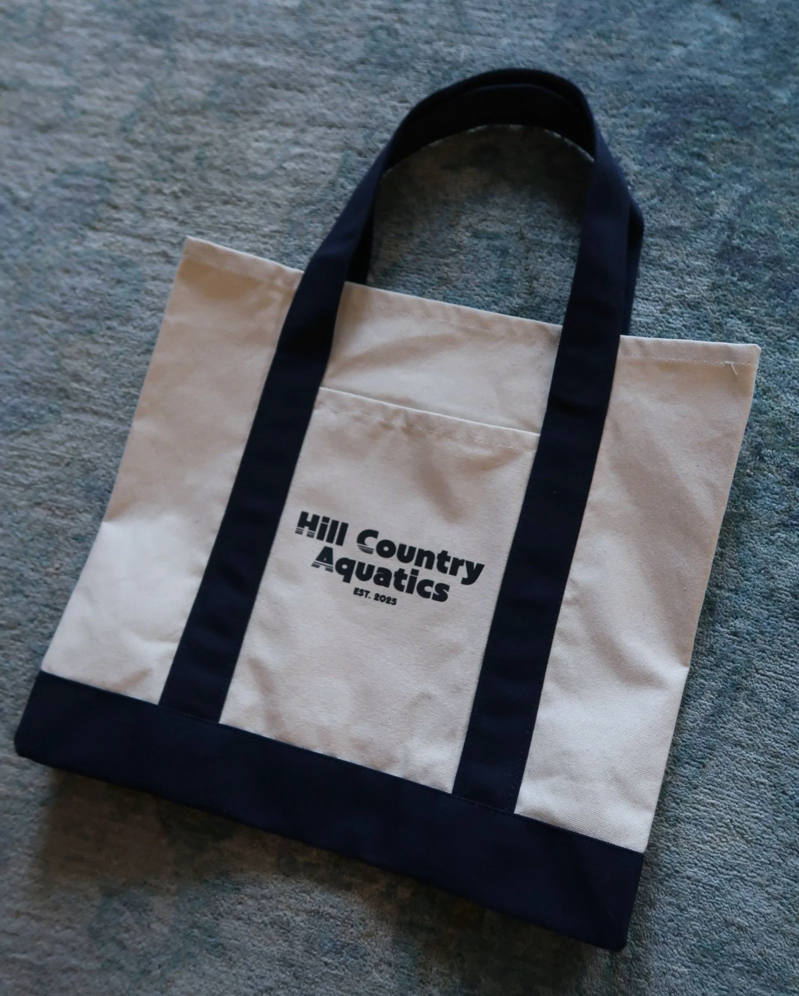 Two-Tone Canvas Tote