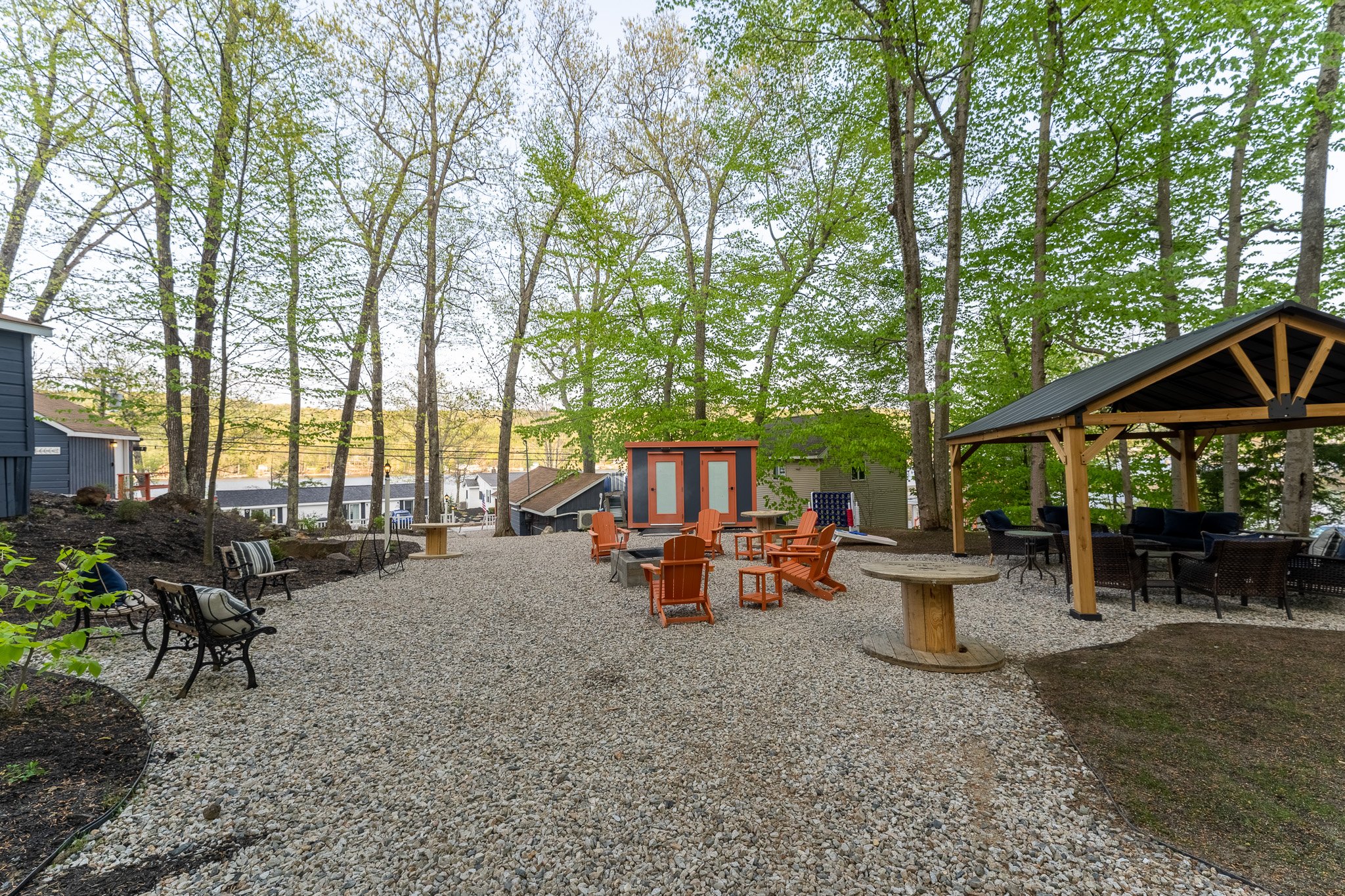 Common Area Fire Pit and Pavillion
