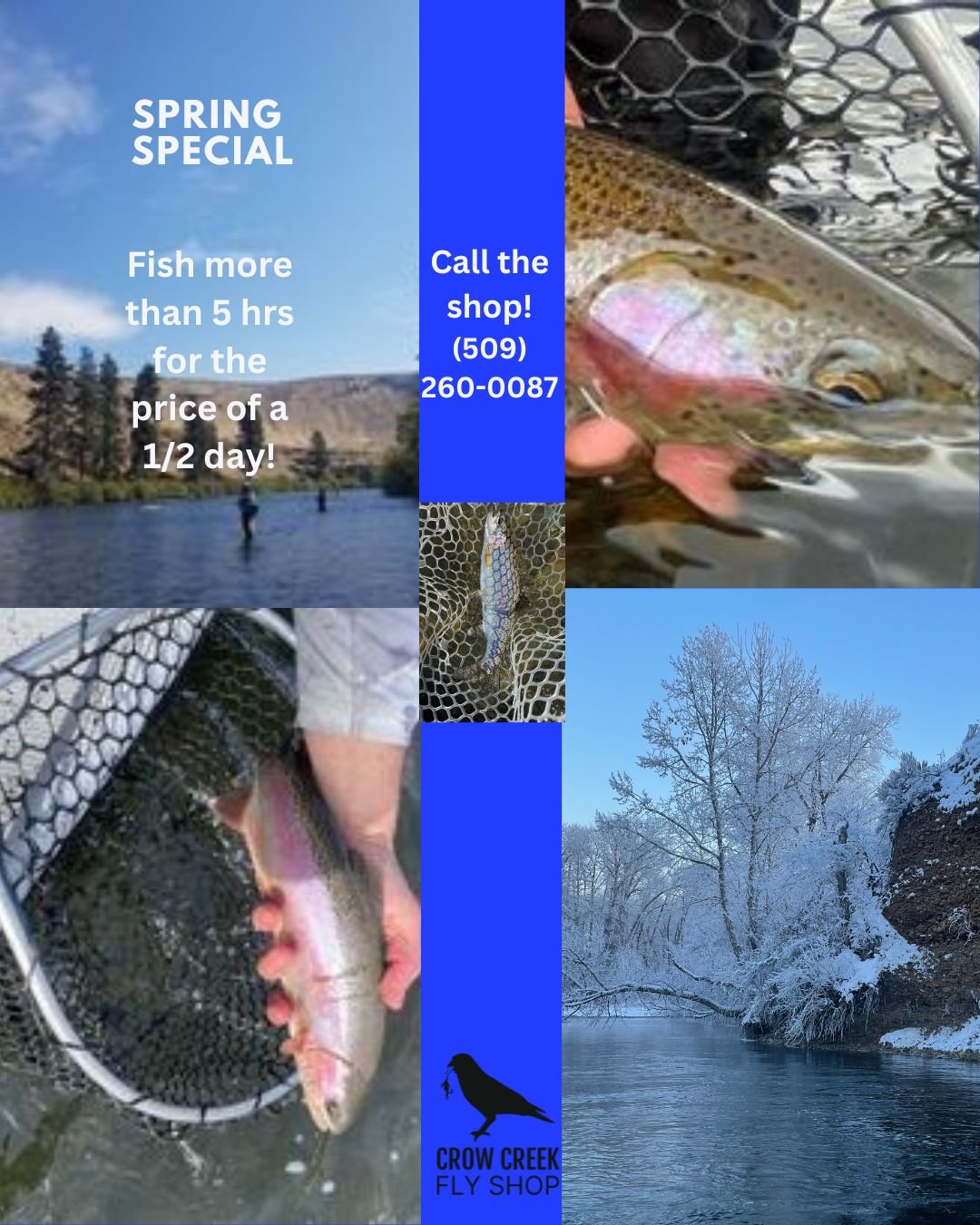 Come fish with us between March 15 and April 15 and take advantage of hungry trout chomping on whitefish eggs and Skwalas! Fish longer than a half day for the price of a half day.
#yakimariver #roslyndowntown #korkersfootwear #flyfishing #loonoutdoor