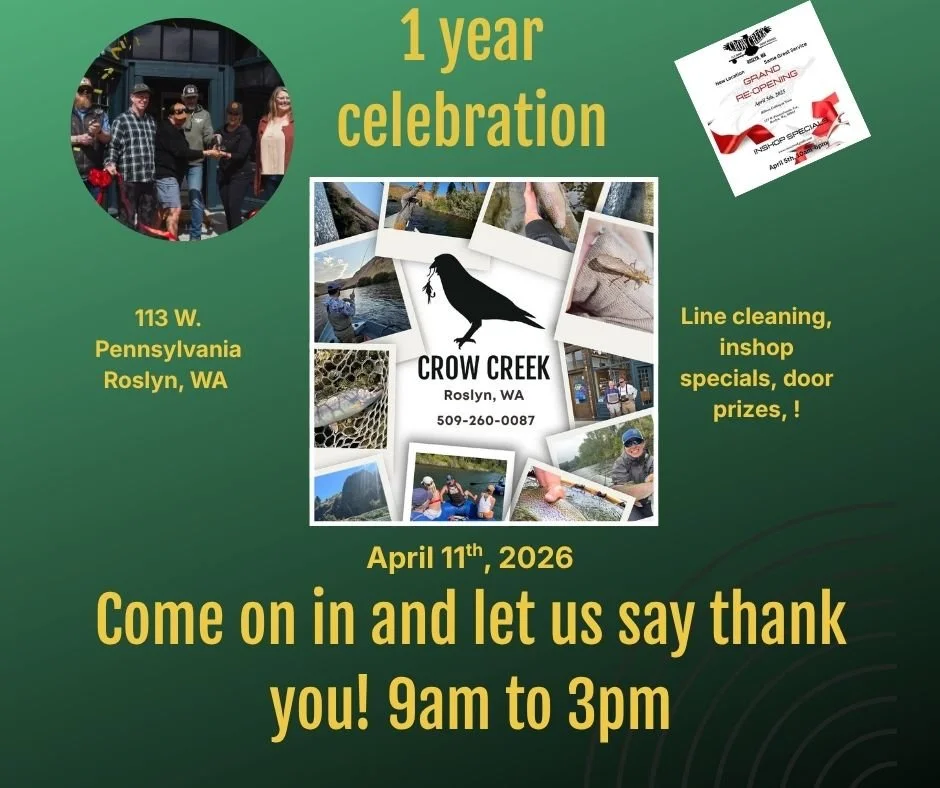 Come on by for some in-shop specials, complimentary line inspection and cleaning, good vibes and fish stories!  Buy your ticket for the FT3 film, at 3pm at the Roslyn Theatre. (Silent auction on some very cool stuff including a rod/reel set up, start