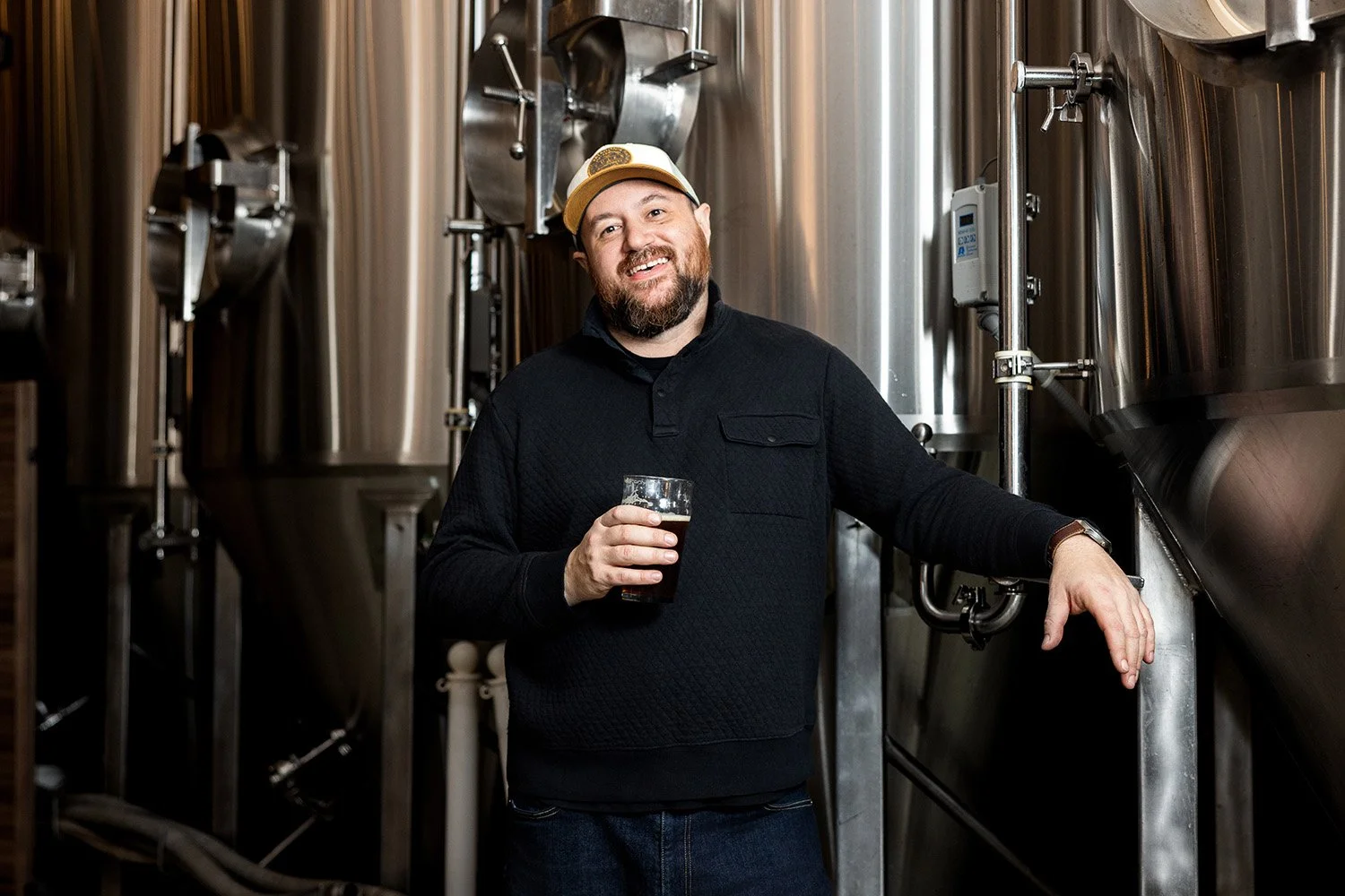 brewmaster from the duneyrr brewery and owner of tethered events