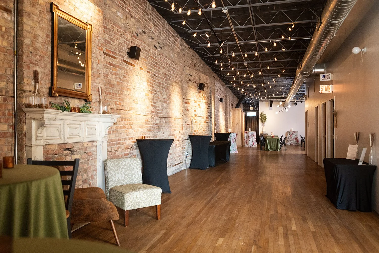 third floor Loft Space at Tethered Events in South Loop Chicago
