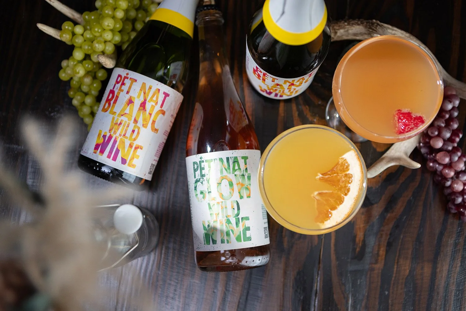 Selection of in house beer and wine at Tethered Events in Chicago