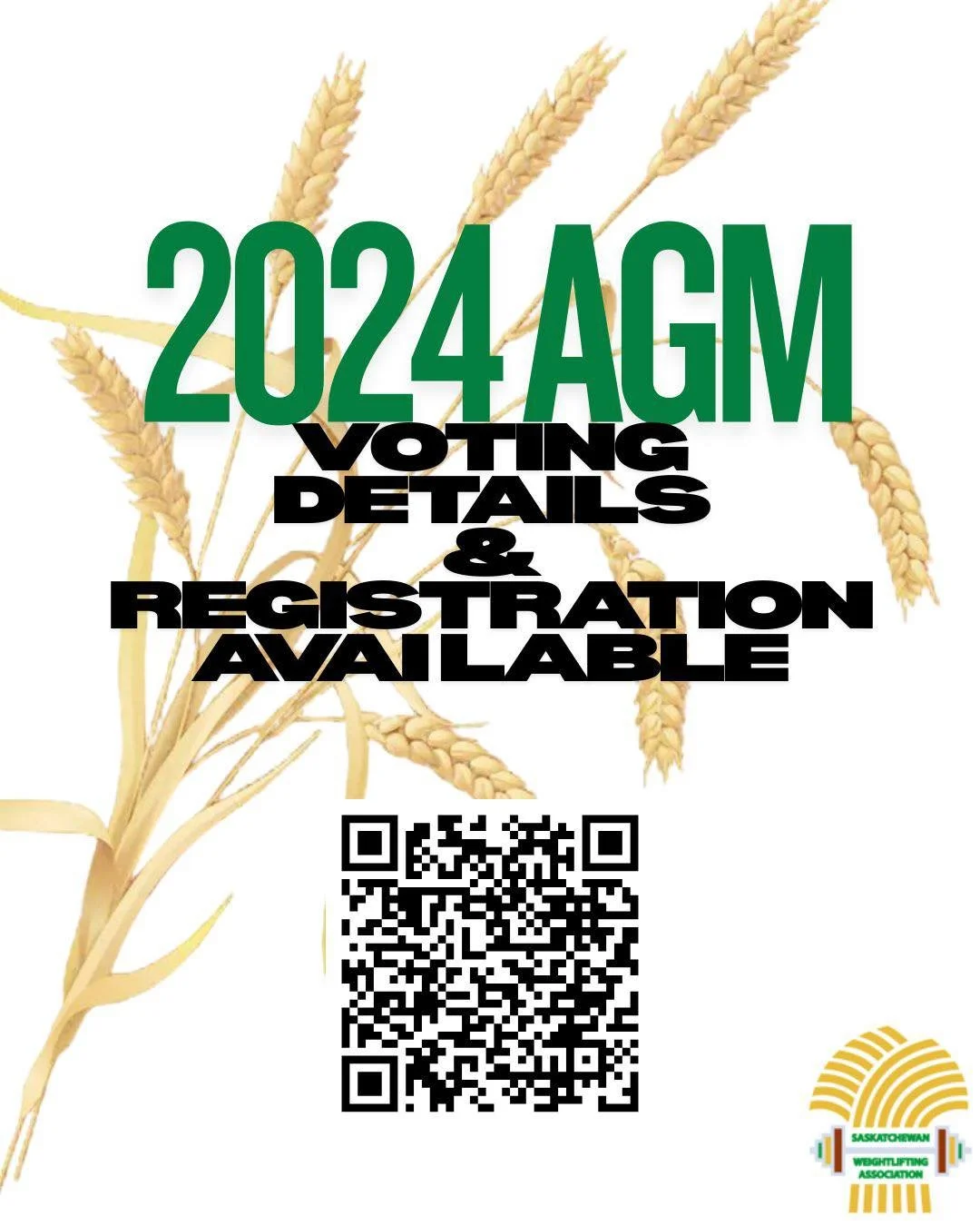 The Saskatchewan Weightlifting Annual General Meeting will be held on December 14, 2025 at 1:00PM. Please review the Board Nomination Package if you are interested in running on the Board 🔗. 

All attendees must pre-register! Registration closes on 