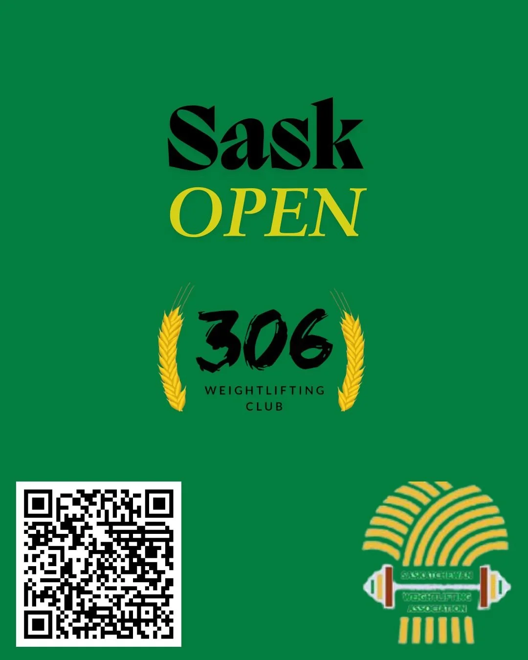 Join us for the 306 Sask Open on February 7th in Saskatoon.  Registration is now open for this great event. Registration will close on January 30th

You can find the registration in the link in our bio

#saskopen #saskweightlifting #weightliftingcomp