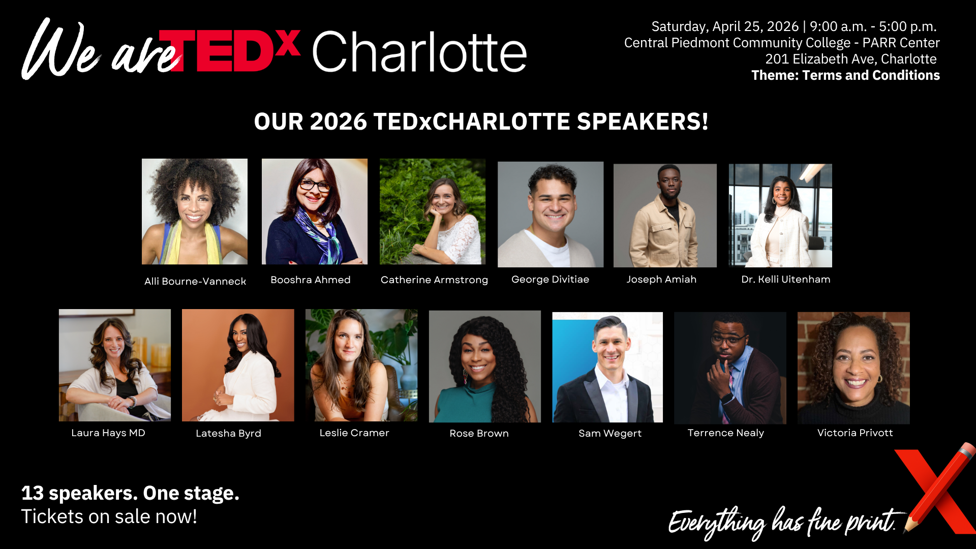 TEDxCharlotte Returns April 25 after 3 Year Hiatus with Theme: Terms and Conditions