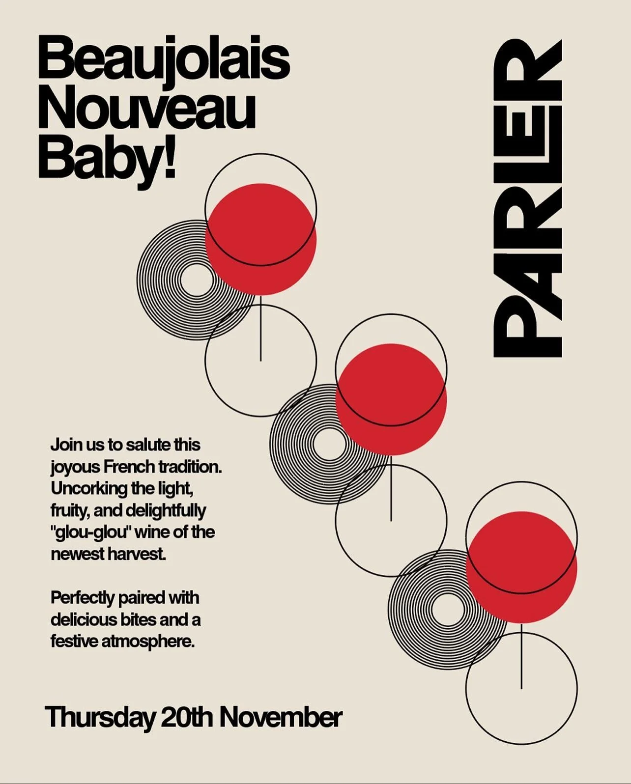 Bojo Nouveau! 🍇 

This Thursday, join us as we celebrate the first Beaujolais harvest of the year with a glug of some of the region&rsquo;s youngest, freshest, most easy-drinking juice. 

After securing a modest drop (thanks to @themodestmerchant ) 