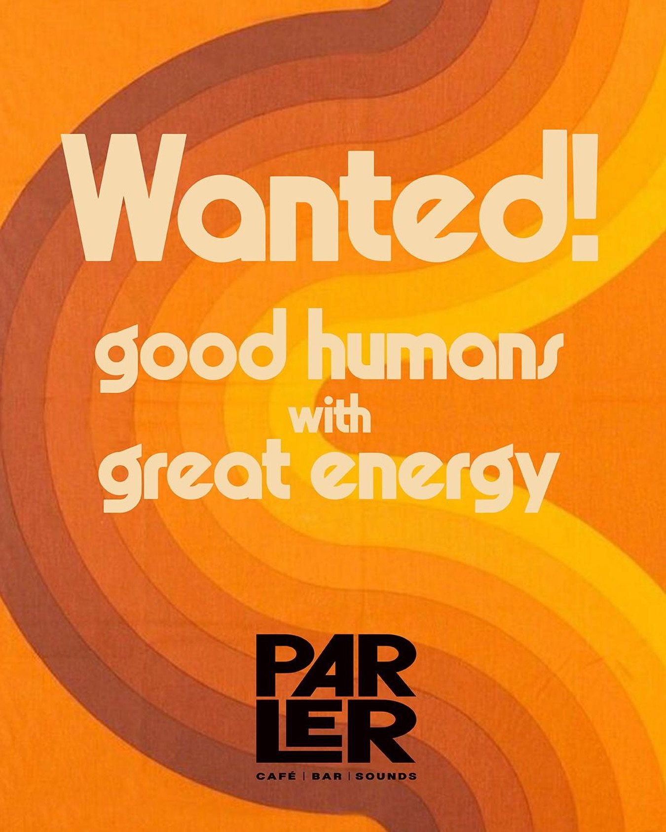 Want to join our crew? We&rsquo;re on the hunt for bartenders and baristas to fill part-time spots. Get in touch at hello@parlerbar.co.uk with your CV or queries 💃🕺