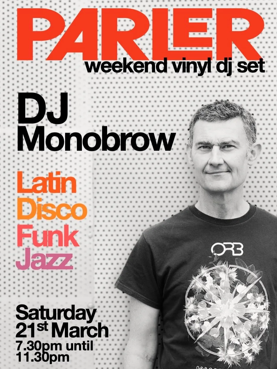 Whether supporting Gilles Peterson and Grandmaster Flash or playing We Out Here and WOMAD festivals, DJ Monobrow has done it all in his 30-year career as a DJ. 
With a reputation for eclectic grooves across jazz, soul, funk, afro, latin, disco and h