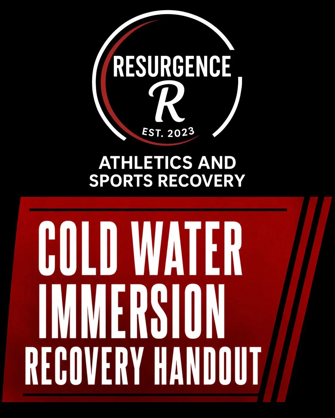 Cold Water Immersion Recovery Handout