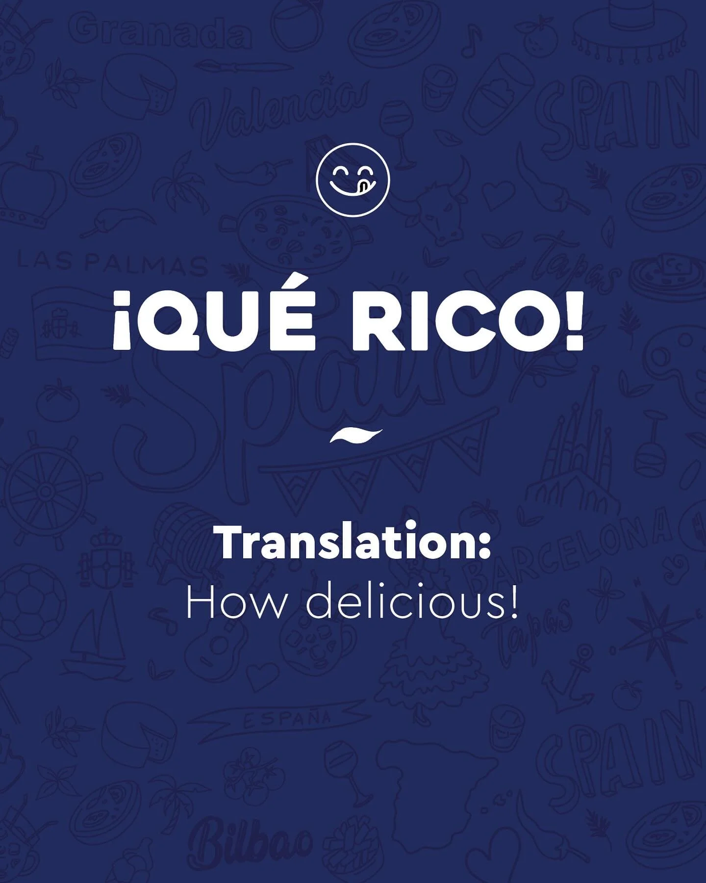 🇪🇸✨ What does &ldquo;&iexcl;Qu&eacute; Rico!&rdquo; mean? 😋

In Spain, &ldquo;&iexcl;Qu&eacute; rico!&rdquo; literally means &ldquo;how rich!&rdquo; &mdash; but people use it to say &ldquo;so delicious!&rdquo; or &ldquo;so good!&rdquo; 🫶

You&rsq