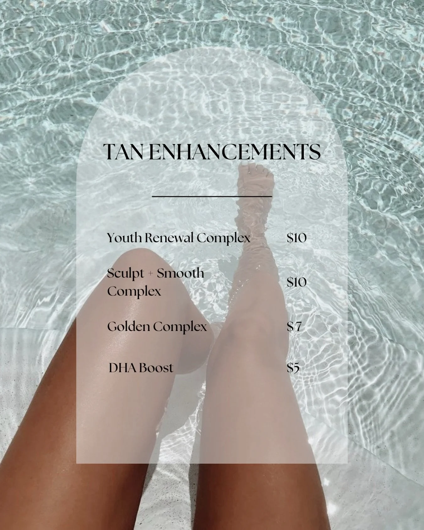 Looking to boost your tan? Ask about our tan enhancements at your next appointment! We completely customize each tan to create the perfect glow for your goals. 🌞
-
-
-
-
- #floridaspraytan #customspraytan #tampa #sarasota #stpete