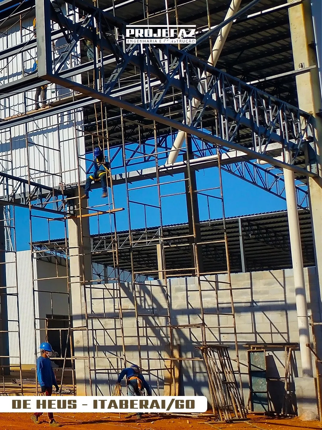 🏗️ Projeto industrial conclu&iacute;do com excel&ecirc;ncia.
A Projefaz Engenharia entrega mais uma obra de grande porte, executada com engenharia precisa, planejamento rigoroso e controle absoluto em cada etapa.

Da estrutura met&aacute;lica aos si