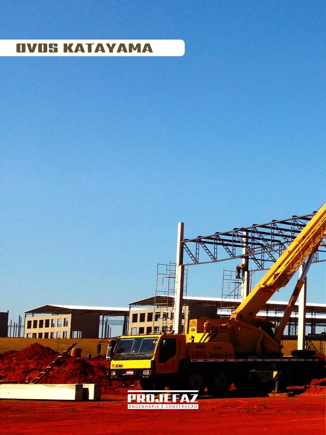 🏗️ Mais uma obra industrial entregue com excel&ecirc;ncia.
A Projefaz Engenharia conclui o projeto da Ovos Katayama | Katayama Alimentos &ndash; Unidade Barra Grande, em Guararapes, uma obra desenvolvida com planejamento t&eacute;cnico, execu&ccedil