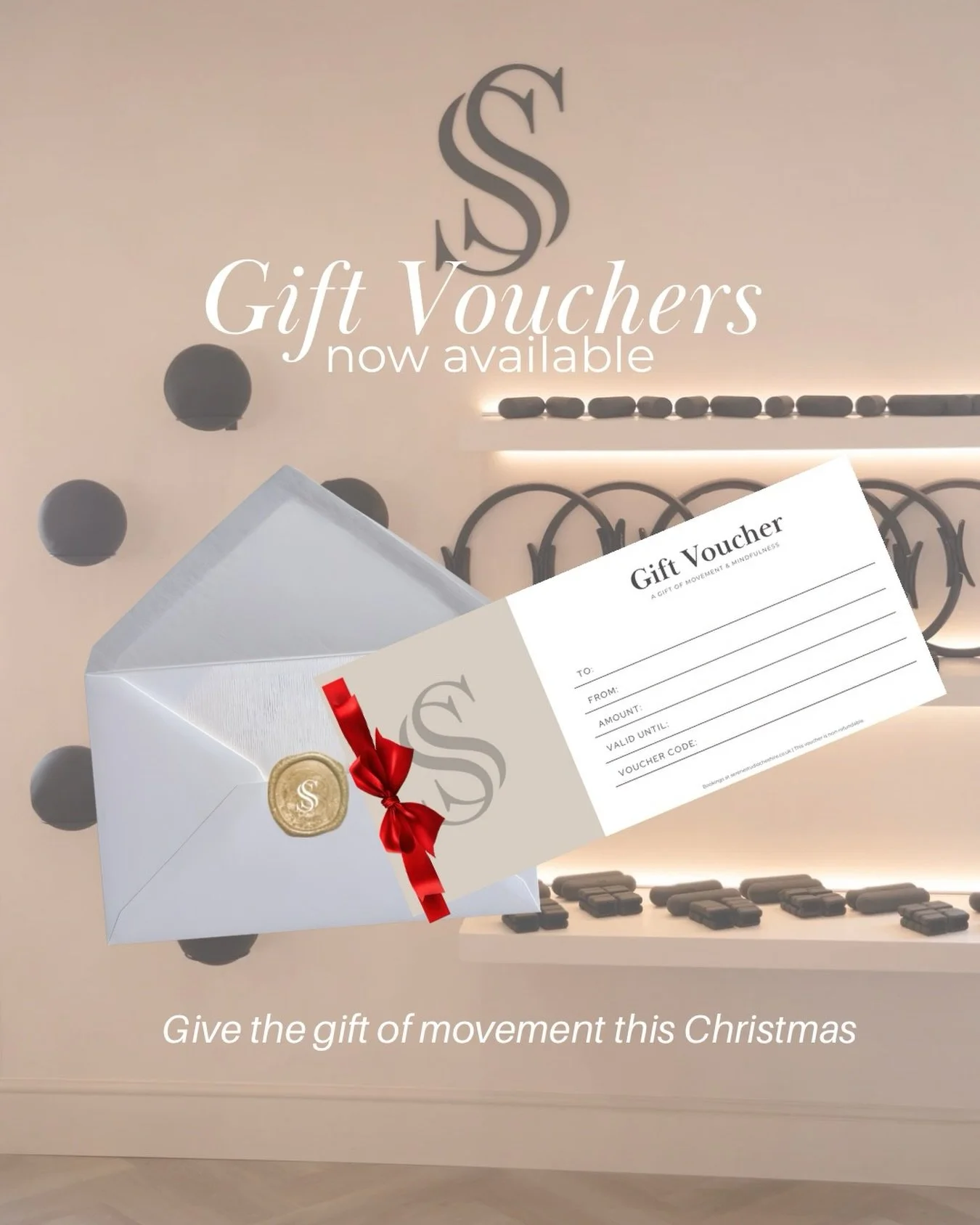 Picture the moment. Christmas morning. Someone you love opens a gift that feels different. Not another item to tuck away, but an invitation.

An invitation to slow down. To breathe. To move with purpose. To choose themselves.

Our Serene Studio gift 