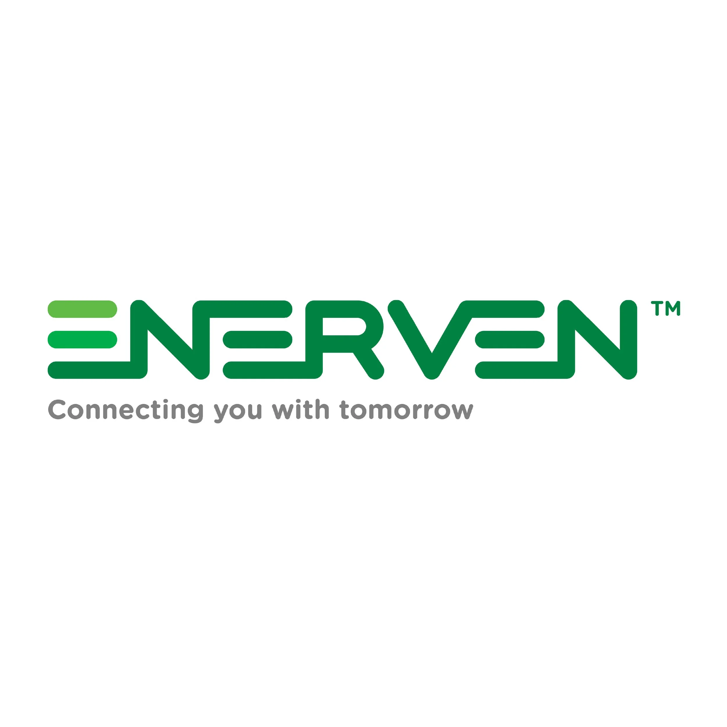 Nerven logo in green with the tagline 'Connecting you with tomorrow' underneath