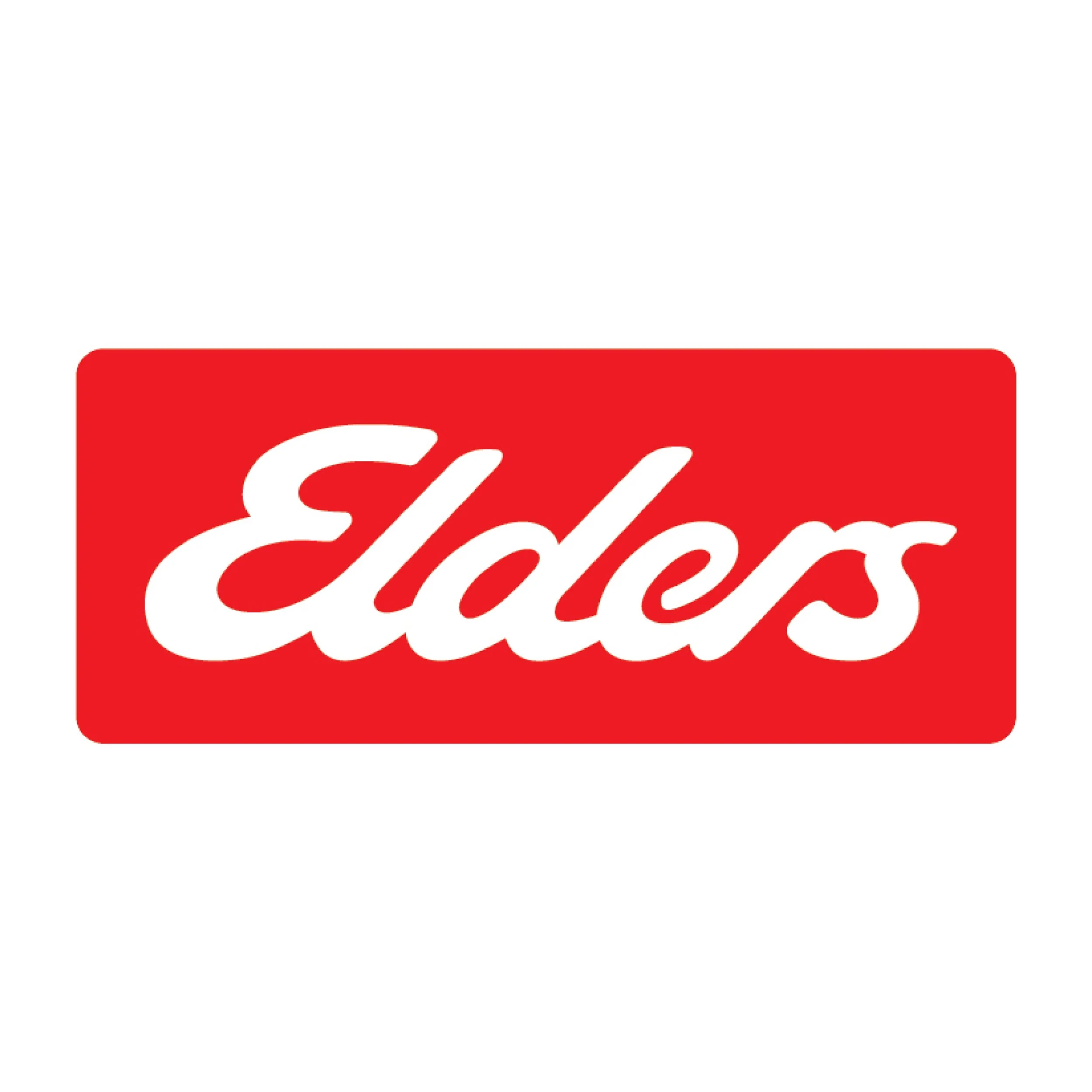 Edel's logo in white cursive text on a red rectangular background.