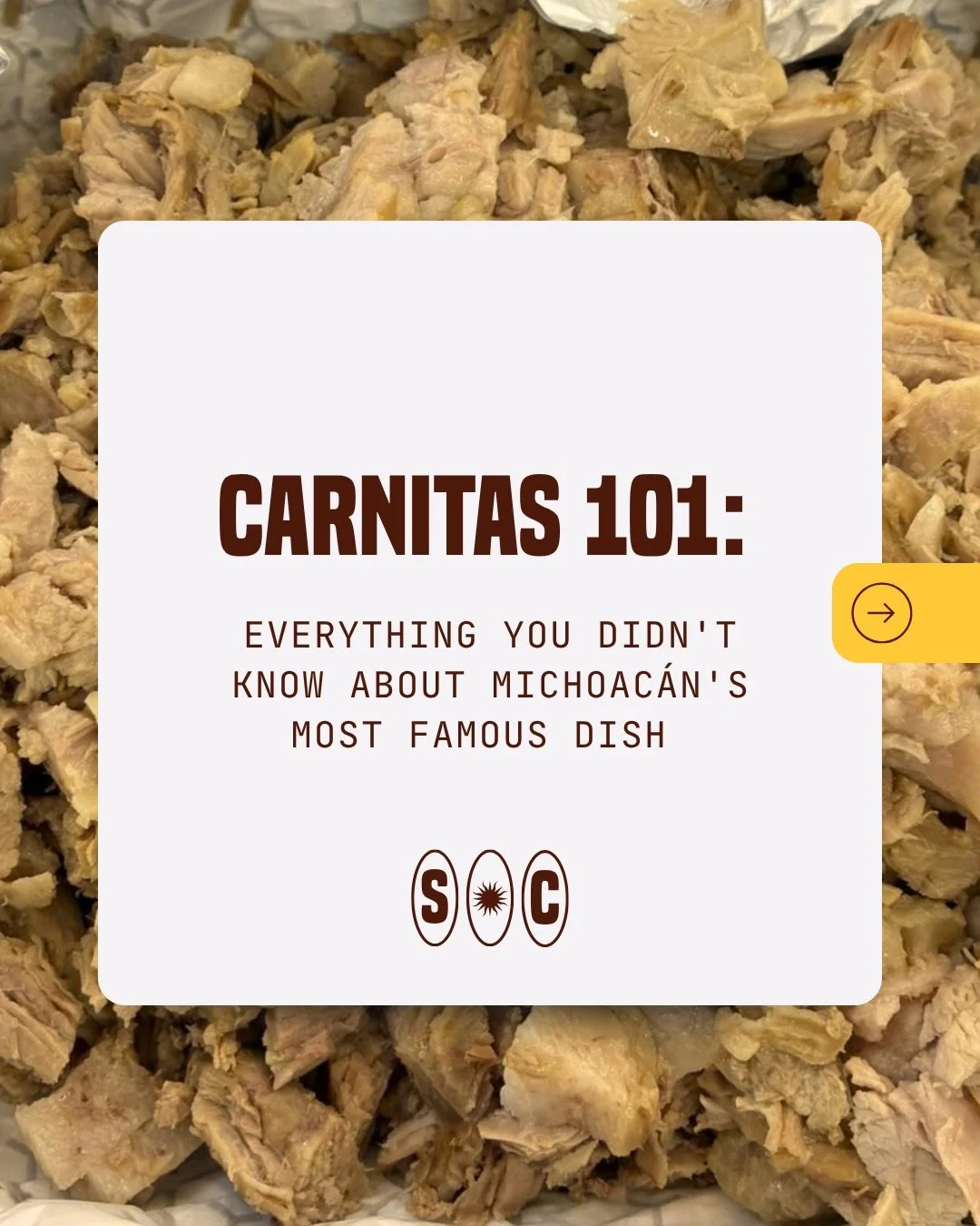🐷🔥 Carnitas &ne; Carnitas. Estilo Michoac&aacute;n is a whole different game &mdash; copper pots, hours of slow-cooking in manteca, and cuts you didn't know you needed (hola, cuerito 👋). Swipe to get your carnitas PhD in 60 seconds. #AustinFoodTru