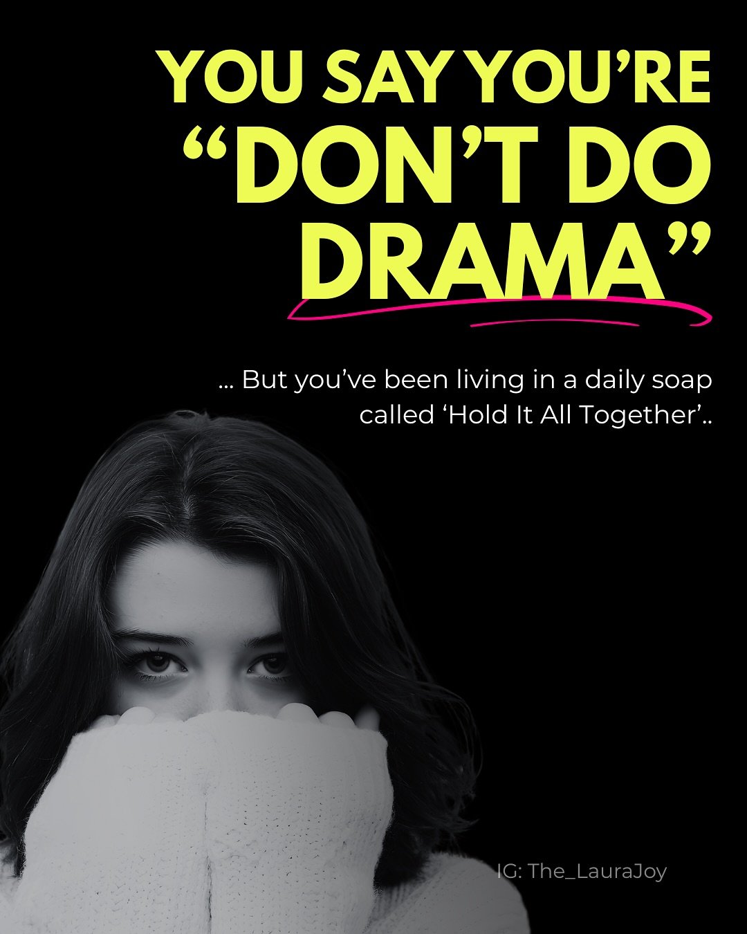 You say you don&rsquo;t do drama.
 But somehow you&rsquo;re always the one cleaning it up.

They call it calm. You call it coping.

Being the peacekeeper isn&rsquo;t leadership when it costs you your peace.

Something&rsquo;s coming 25 November for t