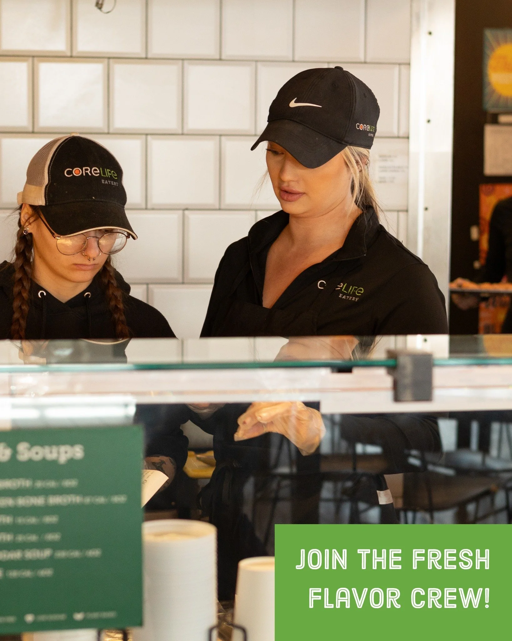 📣 We&rsquo;re Hiring at CoreLife Eatery!
Love fresh food, great energy, and a team that feels like family? Come grow with us!

We&rsquo;re looking for passionate, positive people to join our crew &mdash; from kitchen champs to guest-focused front-of