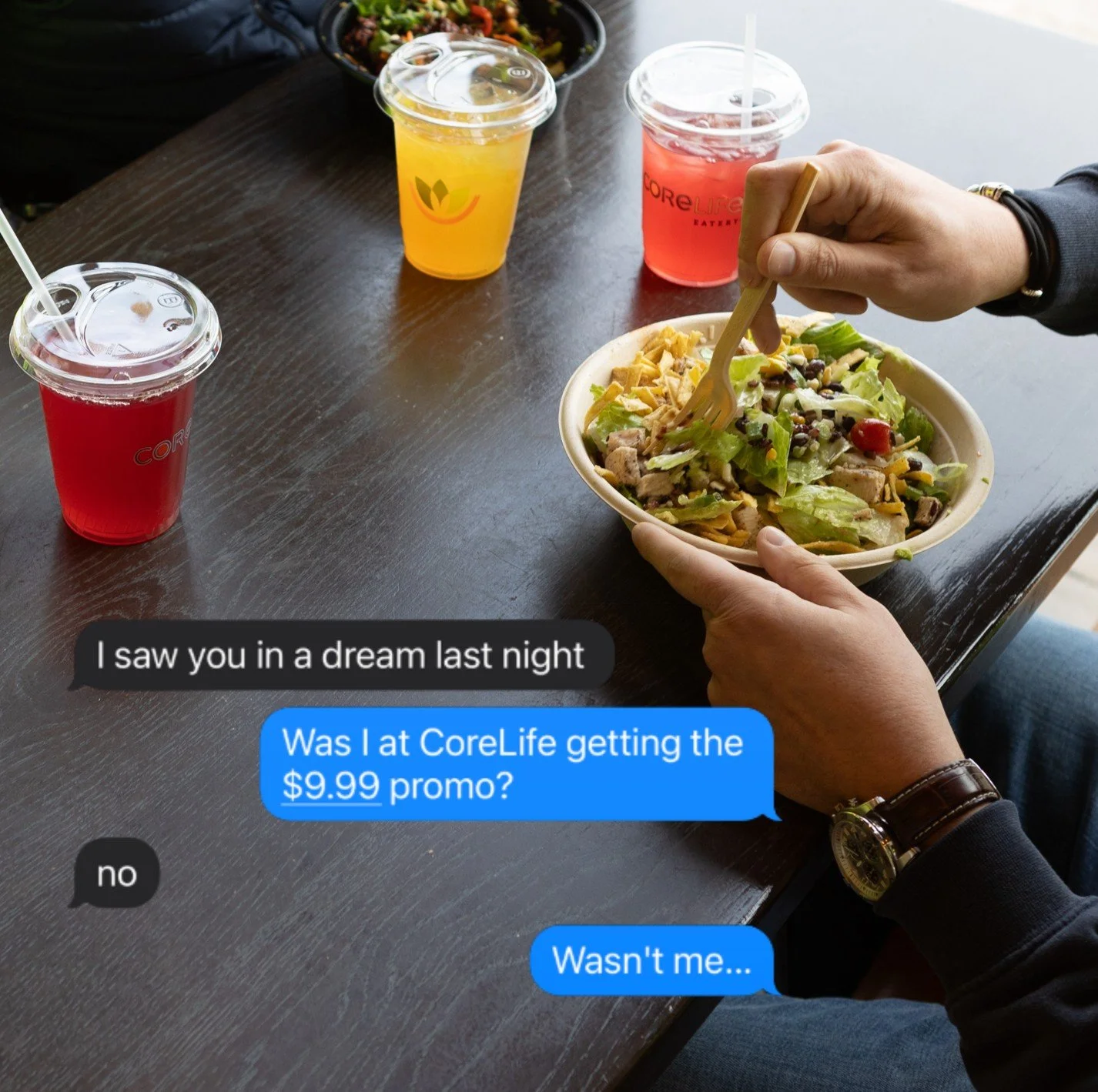 🥗 CORELIFE EATERY LOYALTY EXCLUSIVE 💚
Loyalty members, this one&rsquo;s for you!

Now through 1/31, enjoy regular bowls or wraps for just $9.99&mdash;app orders only.

✨ How to score the deal:
1️⃣ Download the CoreLife app
2️⃣ Choose your regular b