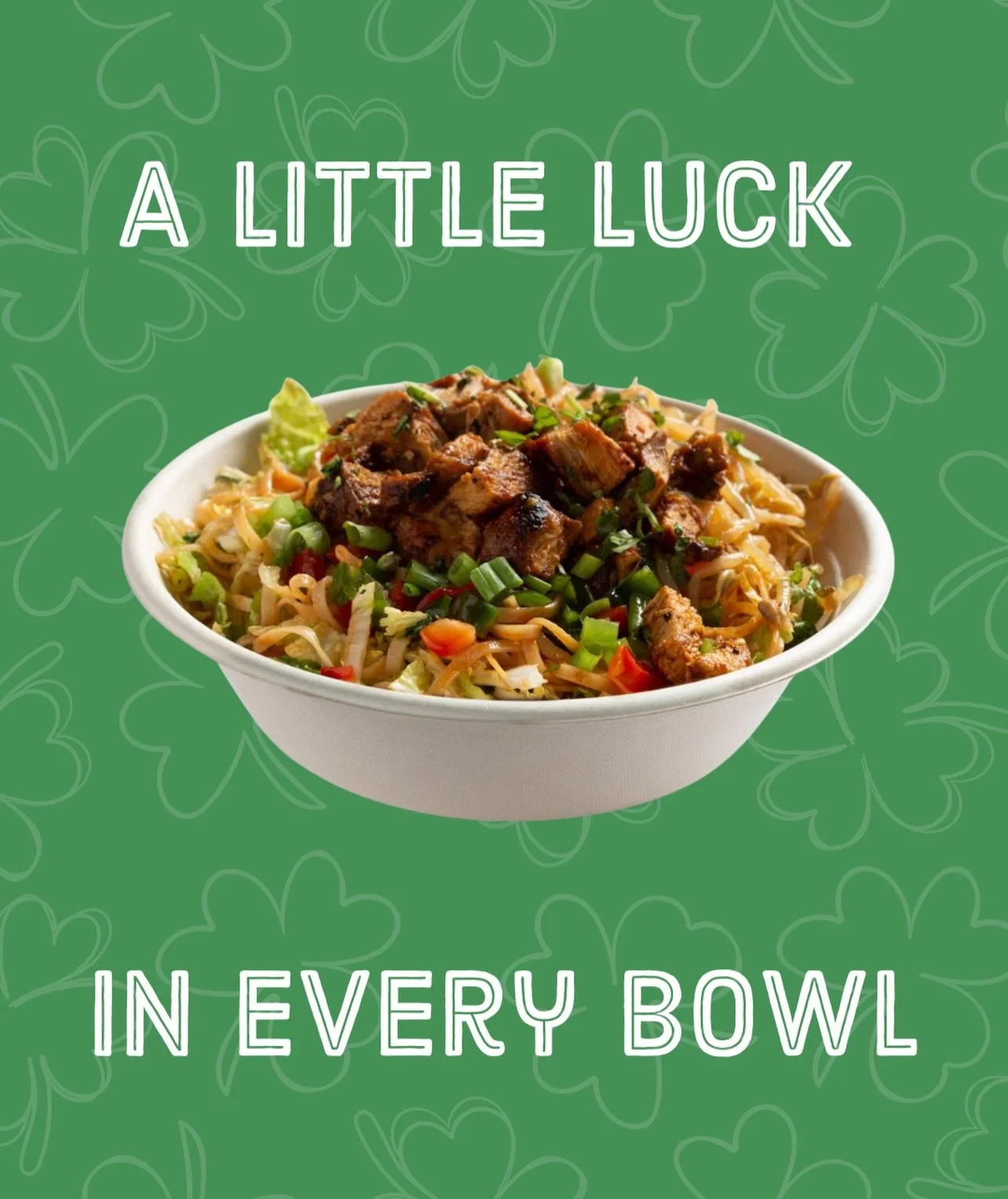 Feeling lucky? 🍀 Stop by CoreLife and let us take dinner off your plate tonight. Fresh greens, bold flavors, and bowls worth celebrating &mdash; sounds like a pretty lucky way to do St. Patty&rsquo;s Day. 
#stpattys2026