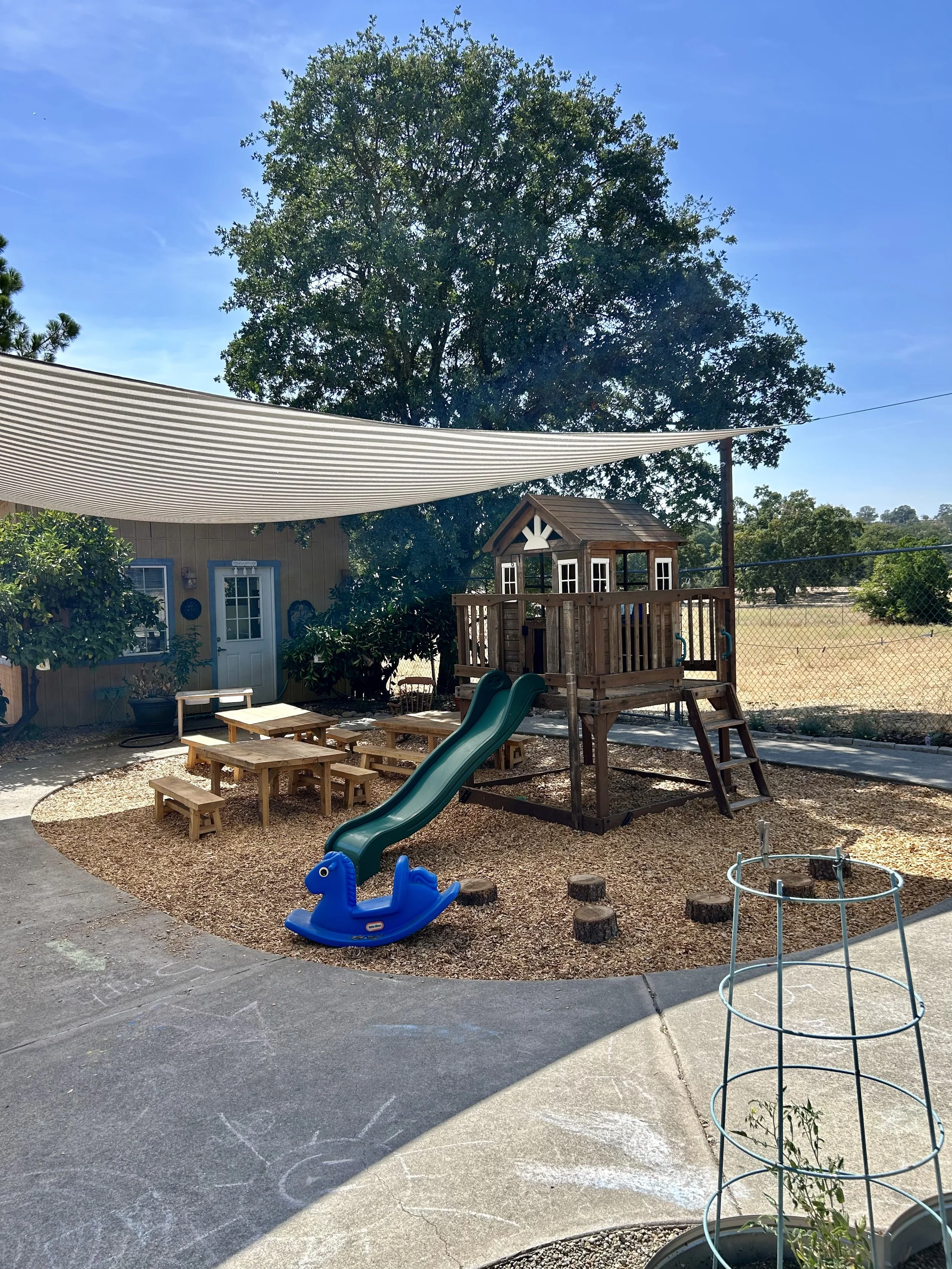 Playfort and Lunch Tables