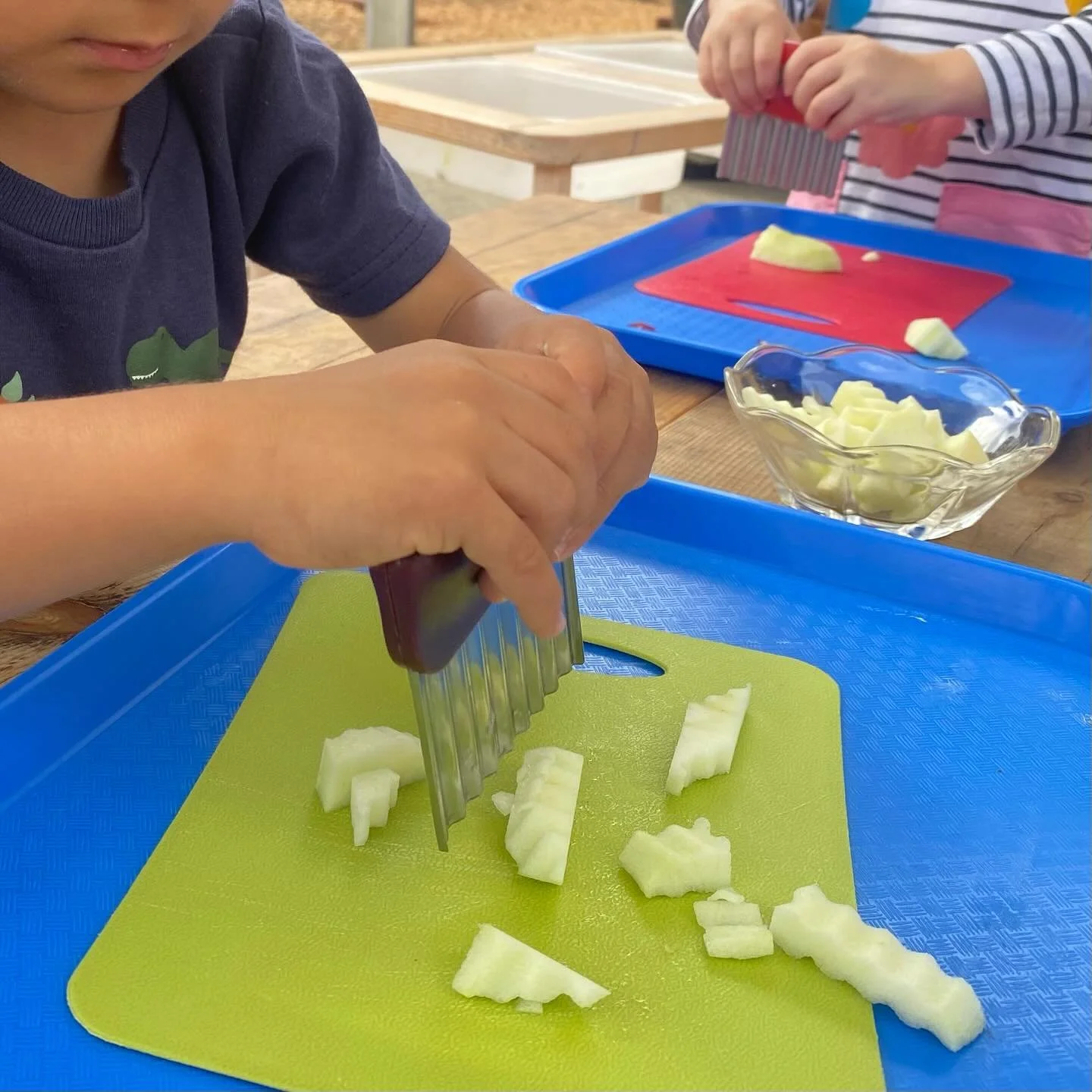🍎 Montessori is all about hands-on learning&mdash;when it&rsquo;s truly child-centered, it&rsquo;s playful, joyful, and full of discovery. We&rsquo;ve kicked off our fall theme with apples 🍏&mdash;sorting, counting, tasting, and painting. And this 
